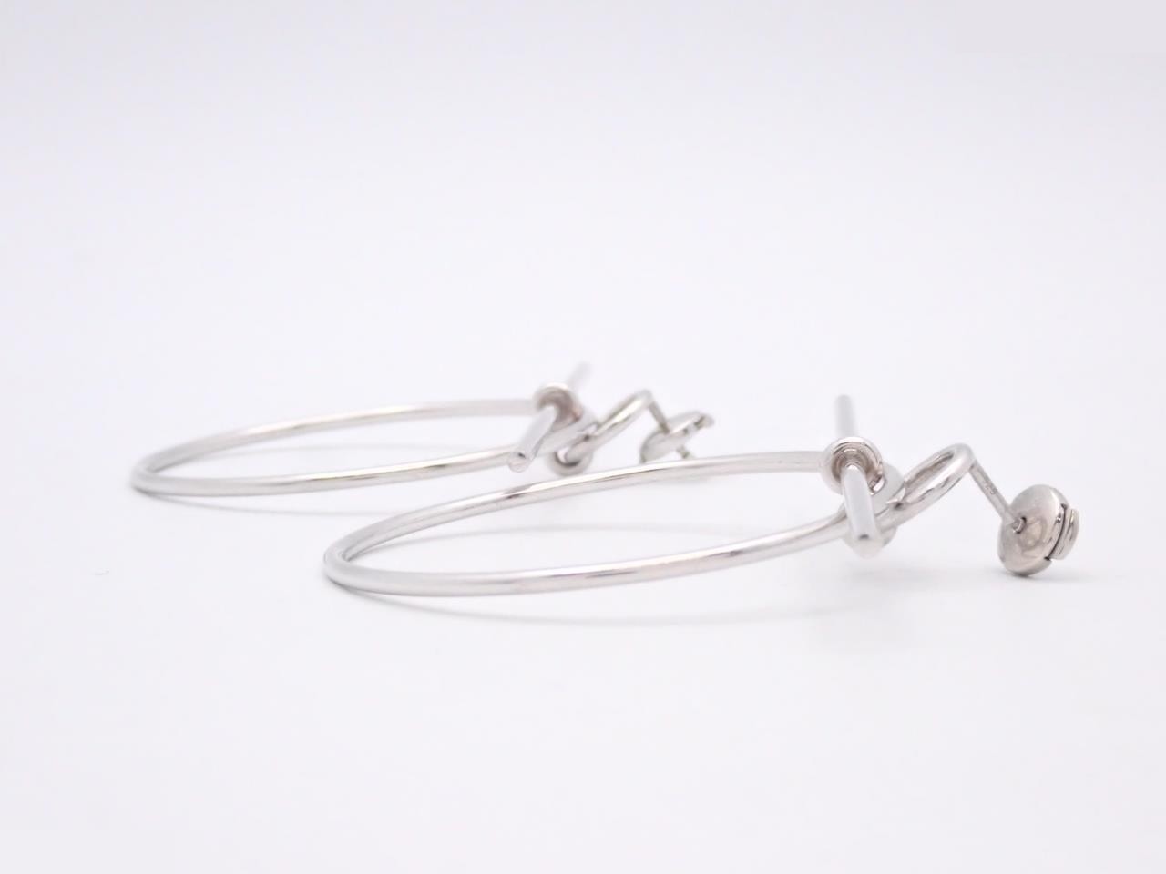 Earrings Loop MM SS Ag925/11.0g — view 3