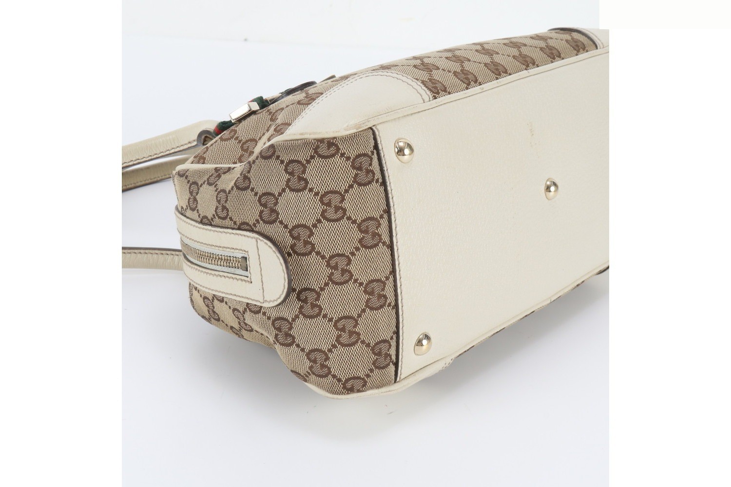 GG Canvas Princy 161720 Leather Tote Bag — view 5