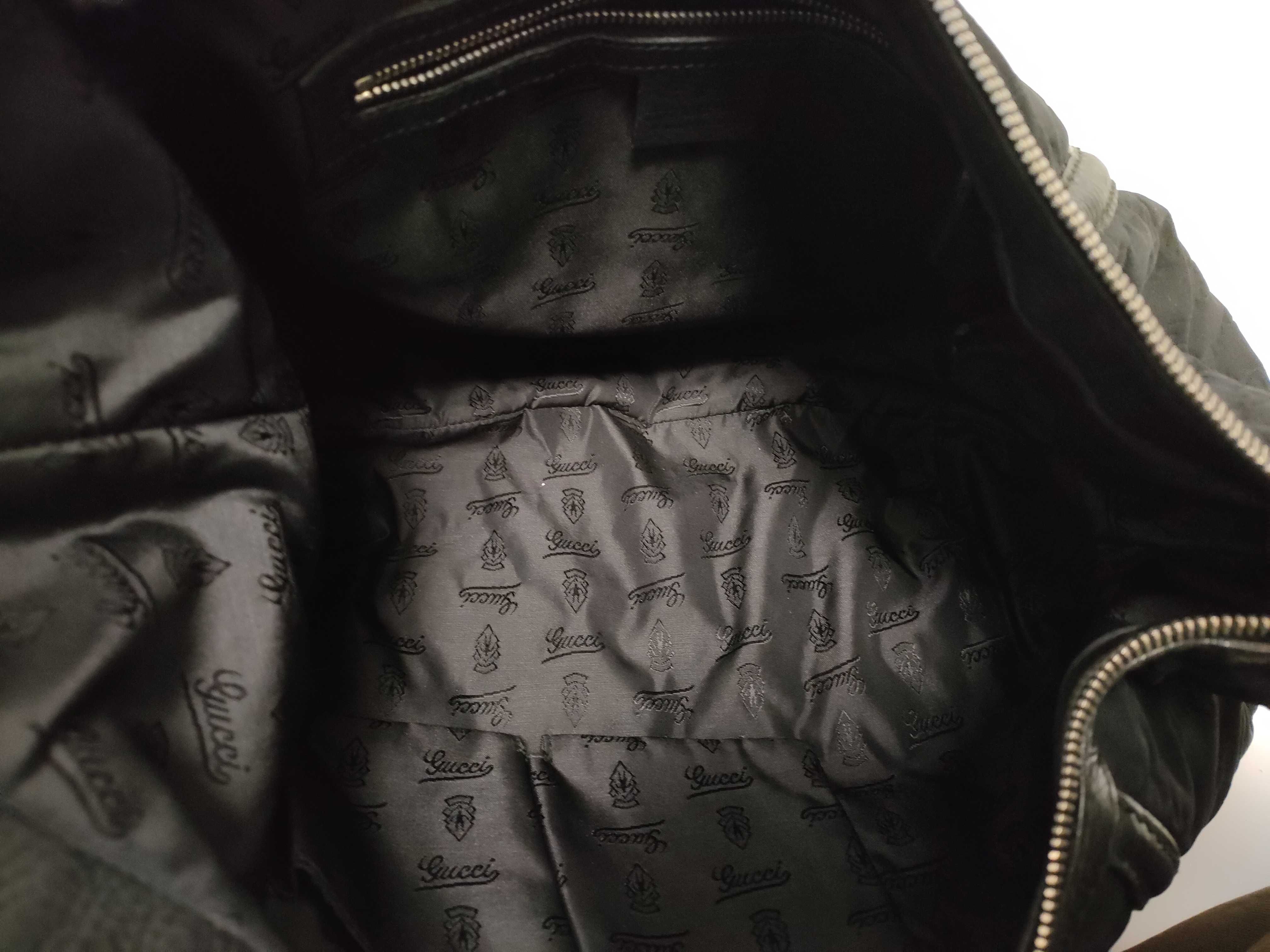 240261 One-Shoulder Bag GG Nylon Black with Dust Bag Shoulder Bag — view 9