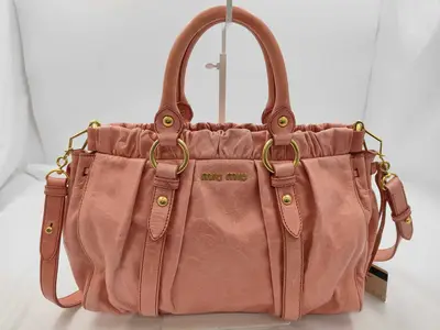 Vitello Luxe 2-Way Handbag with Shoulder Strap