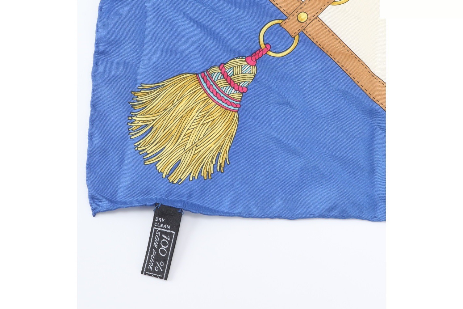 100% Silk Scarf with Tag — view 4