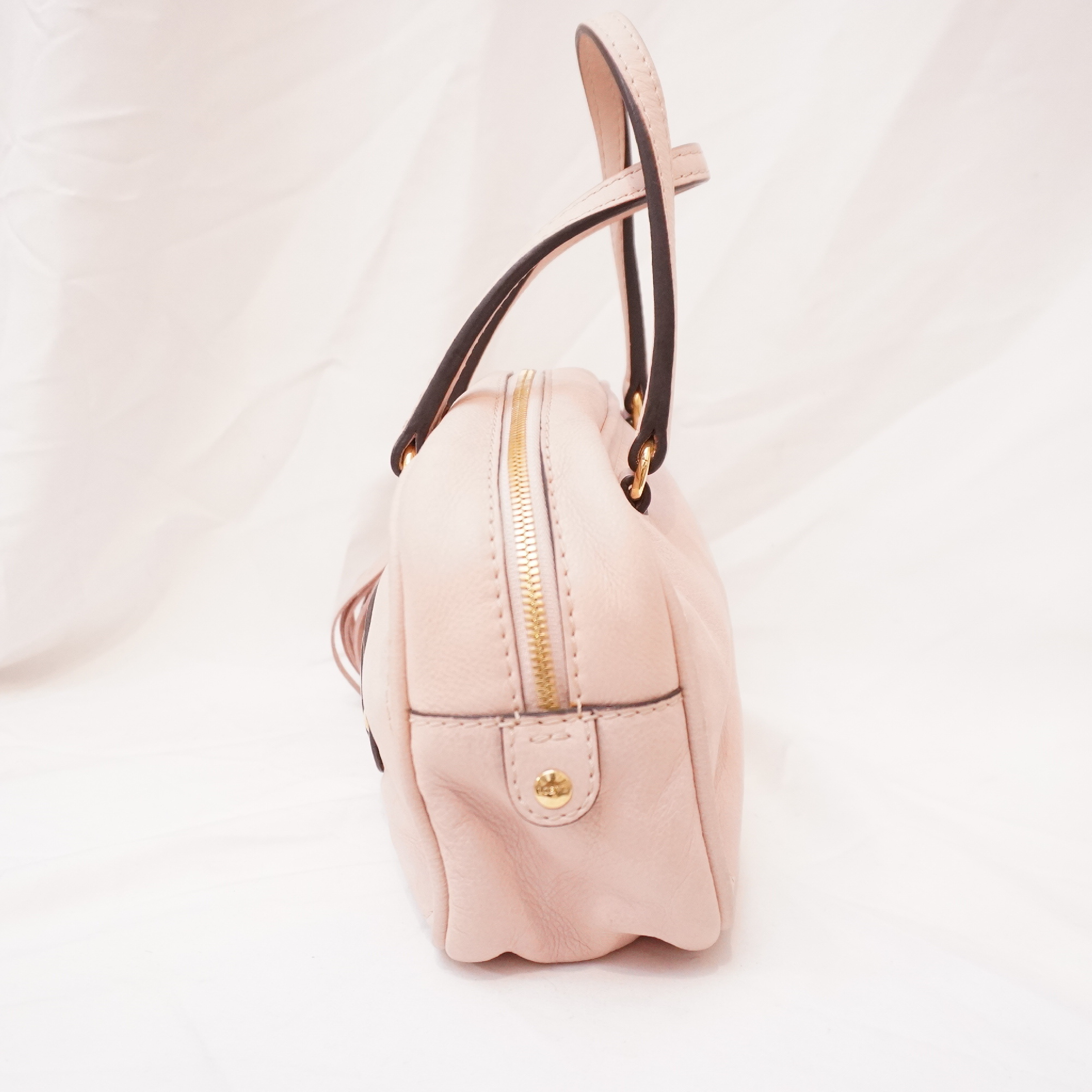 Anagram Embossed Fringe Tassel Design Handbag — view 4