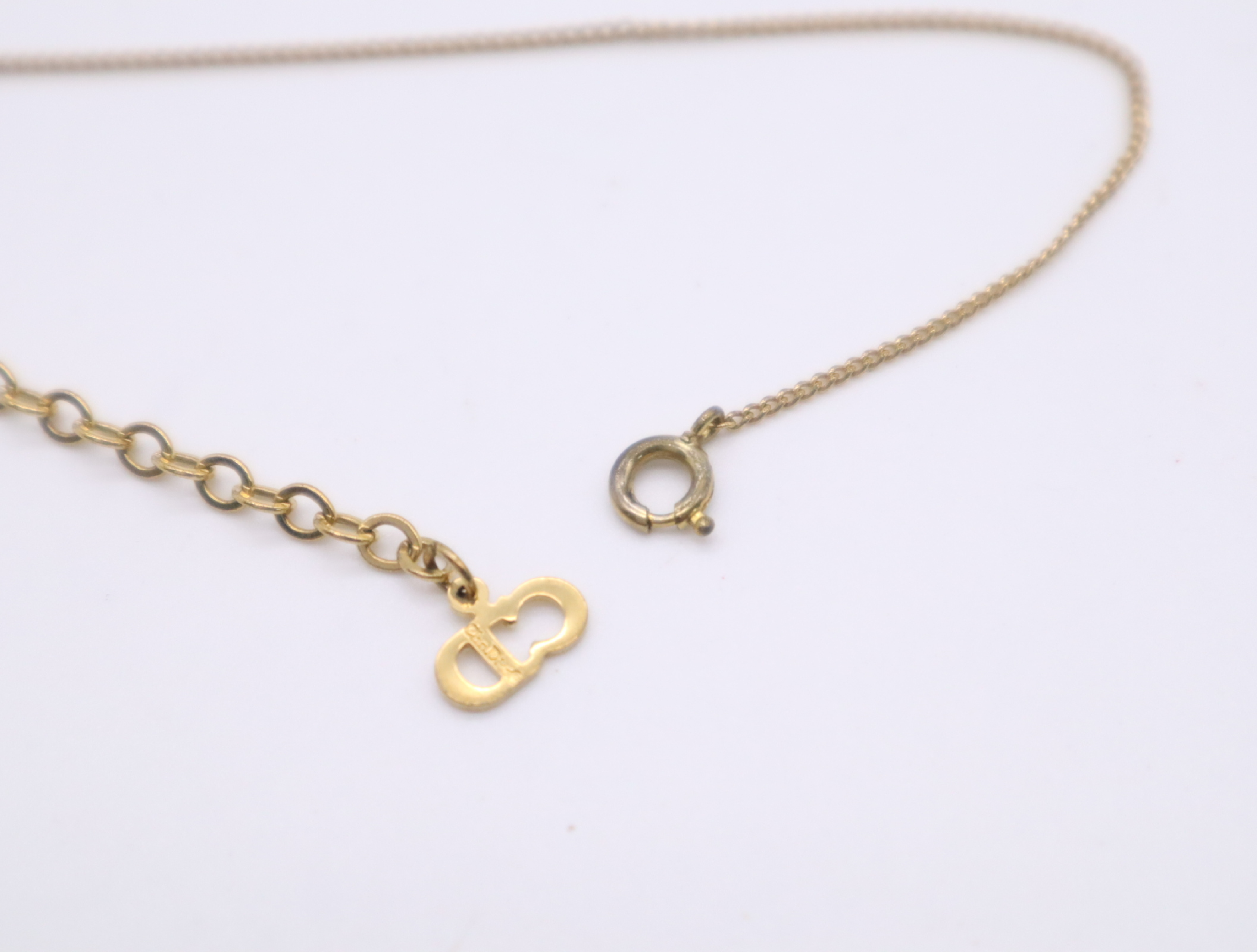 GPCD logo circle motif necklace — view 6