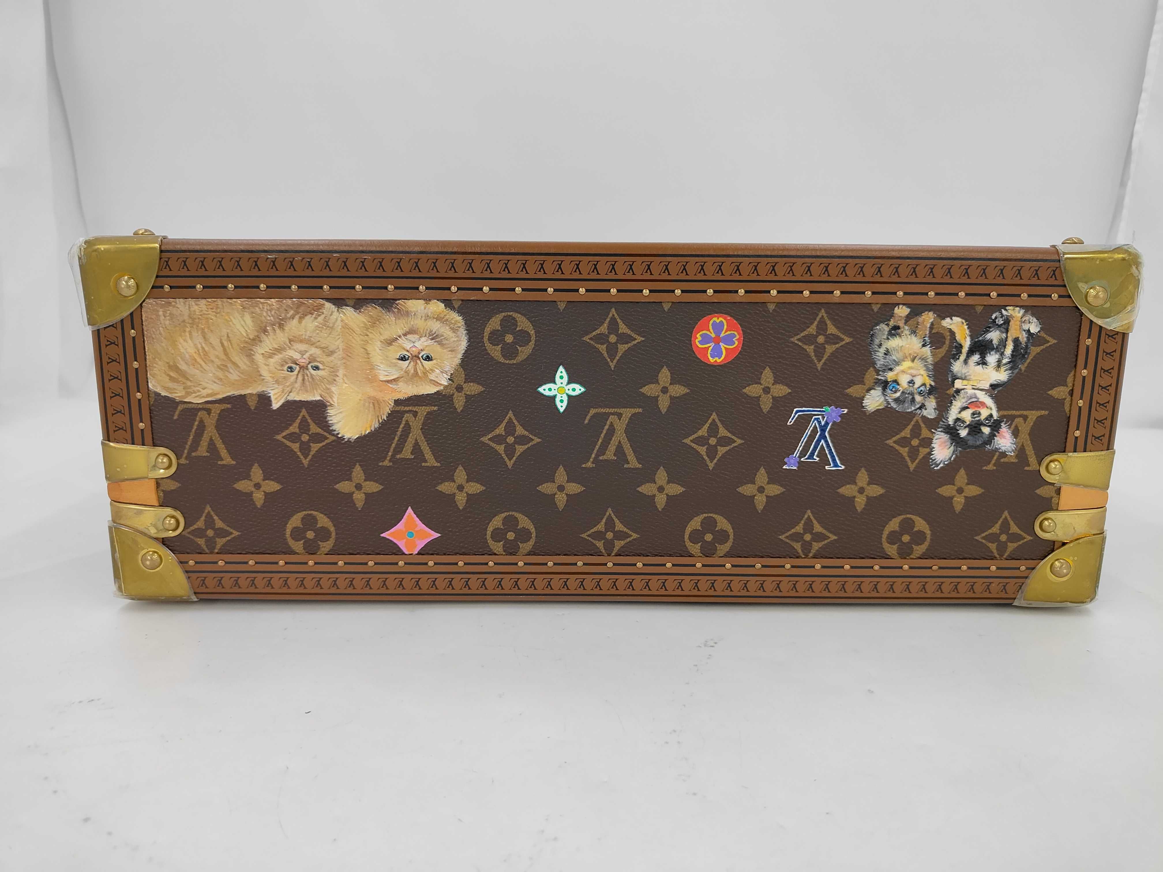 LV Monogram Cotoville Catgram Limited Edition M20085 Bag with Dust Bag, Name Tag, Key Cover, and 2 Keys — view 7