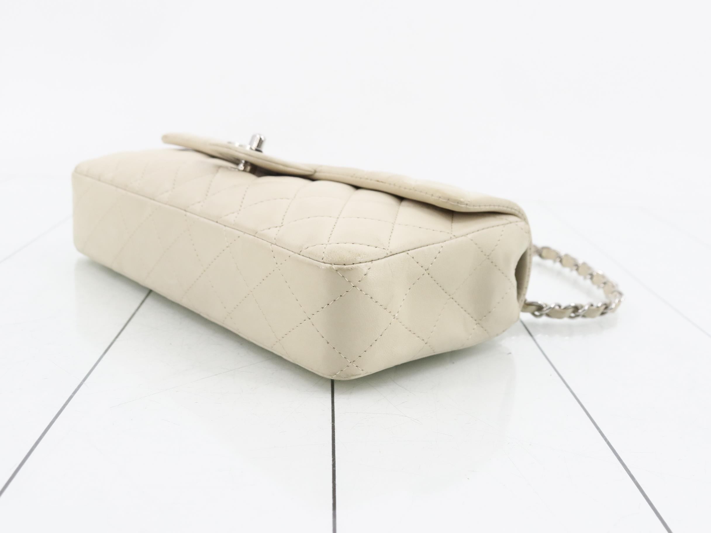 Matelassé Lambskin S-Flap Chain Shoulder Bag — view 6