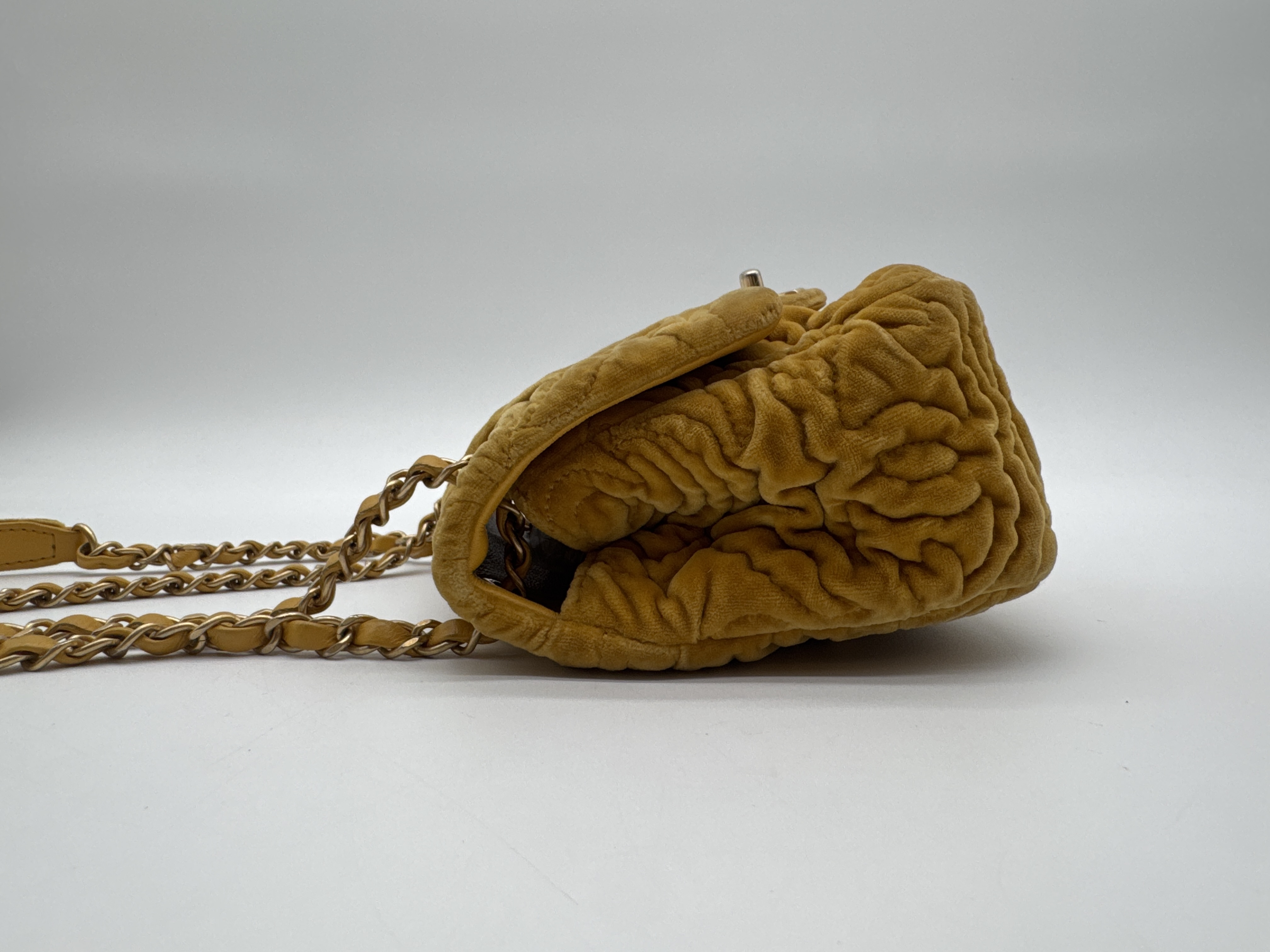 Camellia Velour Shoulder Bag — view 4