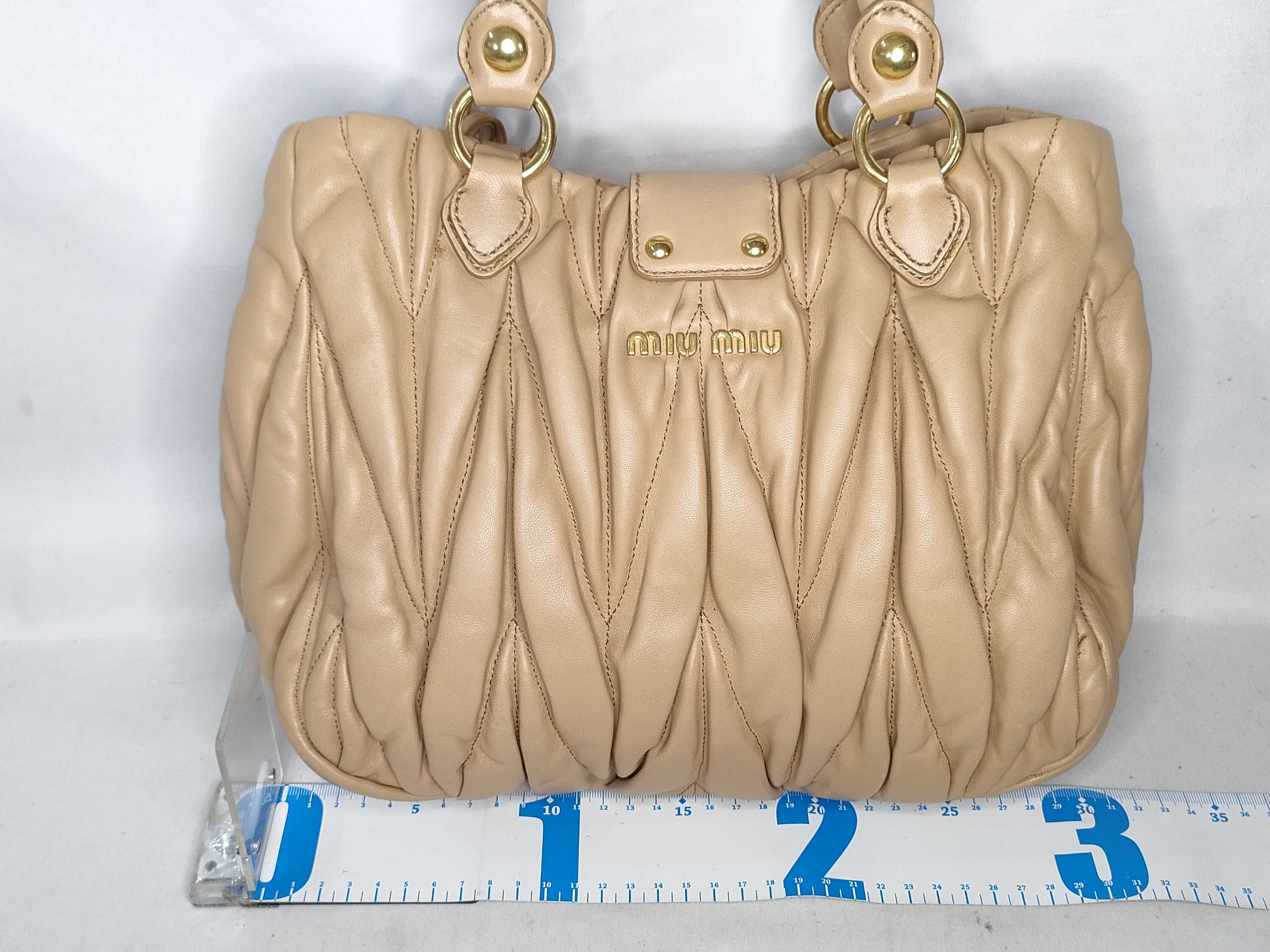 MIUMIU 2WAY Shoulder Bag Matelasse/Charm Handbag — view 2