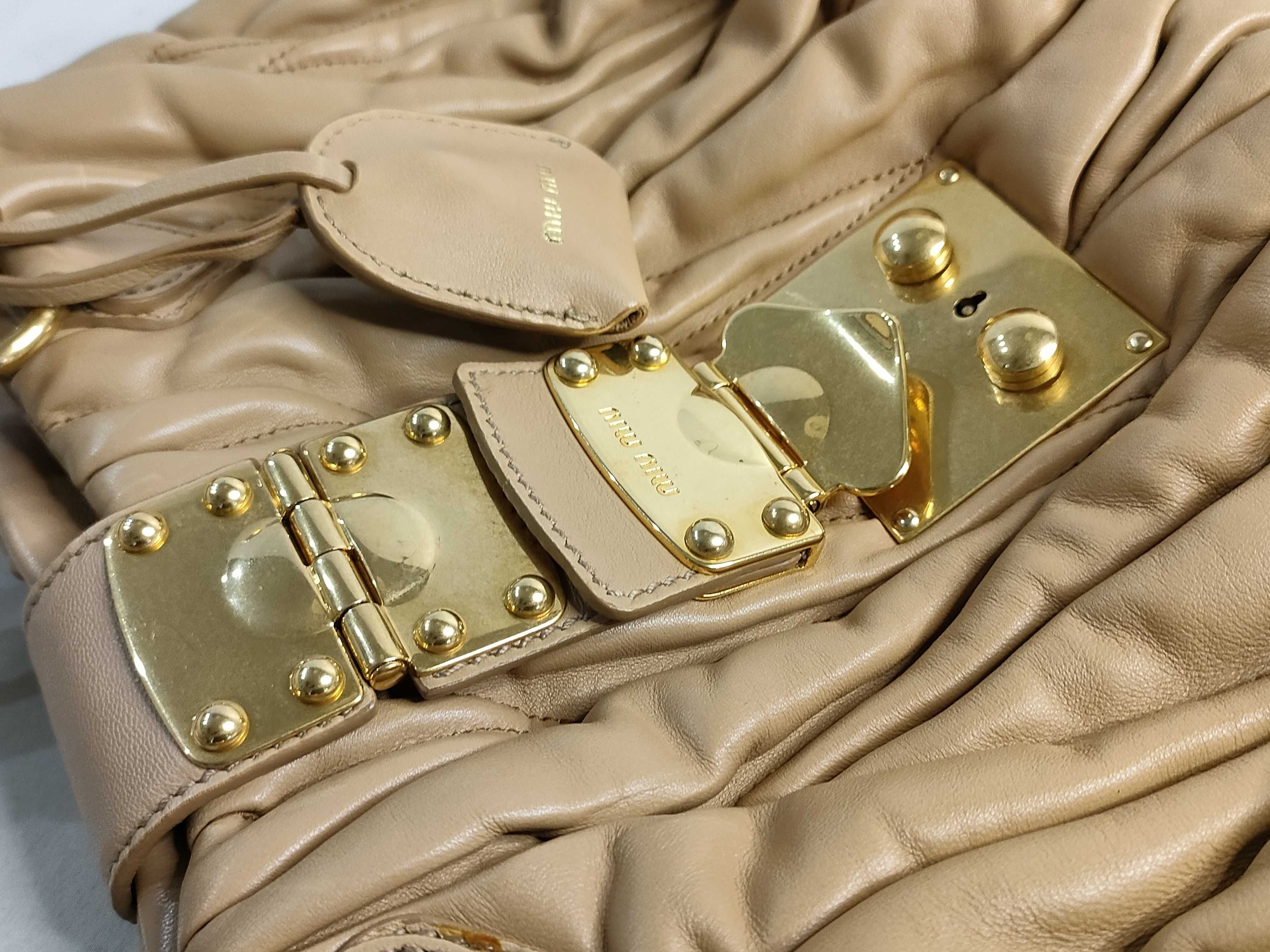 MIUMIU 2WAY Shoulder Bag Matelasse/Charm Handbag — view 15