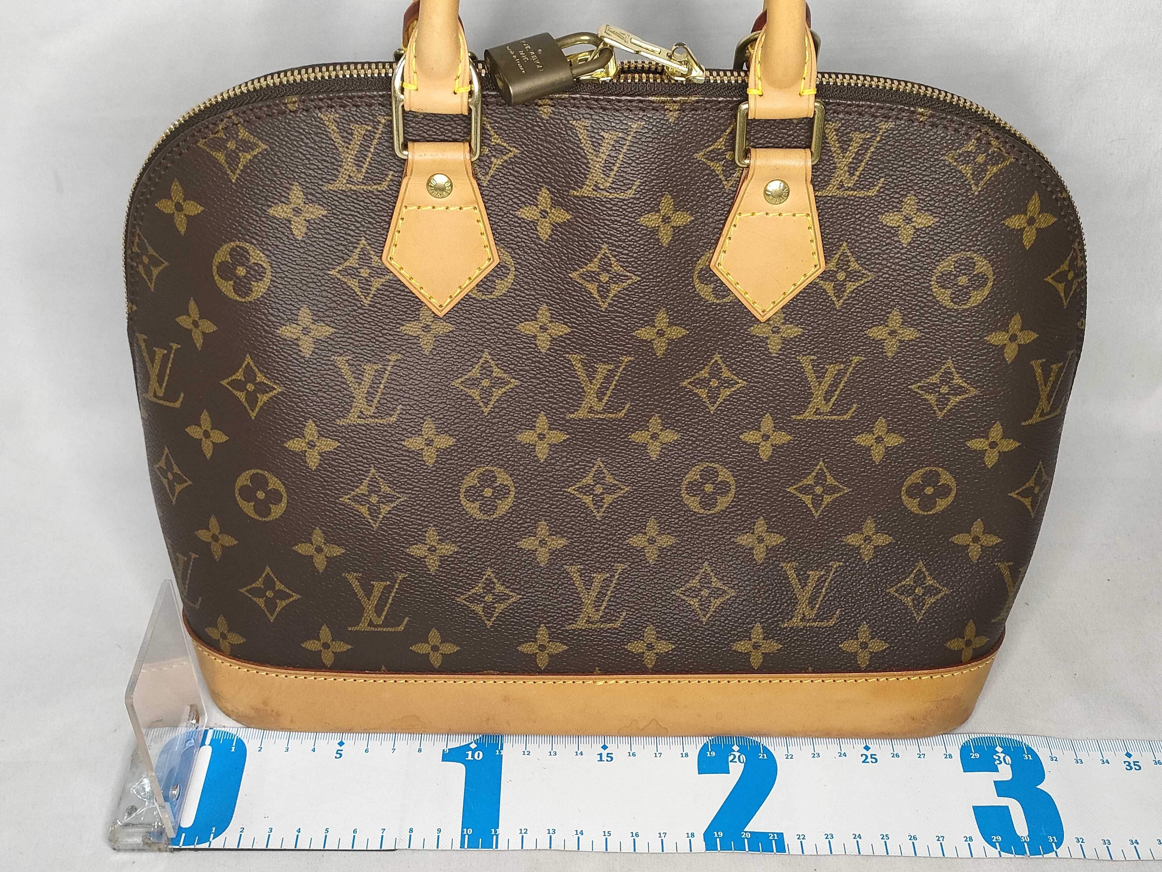 Alma Monogram Handbag M51130 with Padlock — view 2