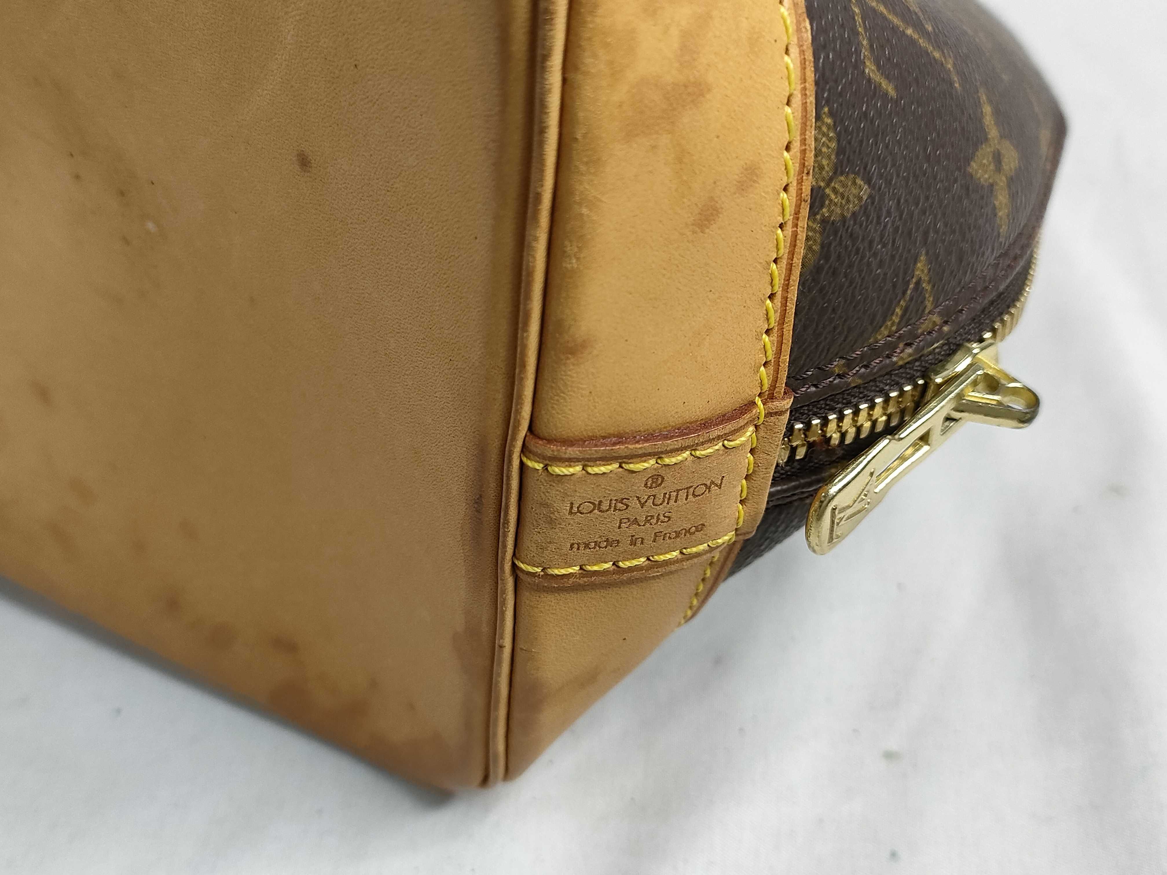 Alma Monogram Handbag M51130 with Padlock — view 12