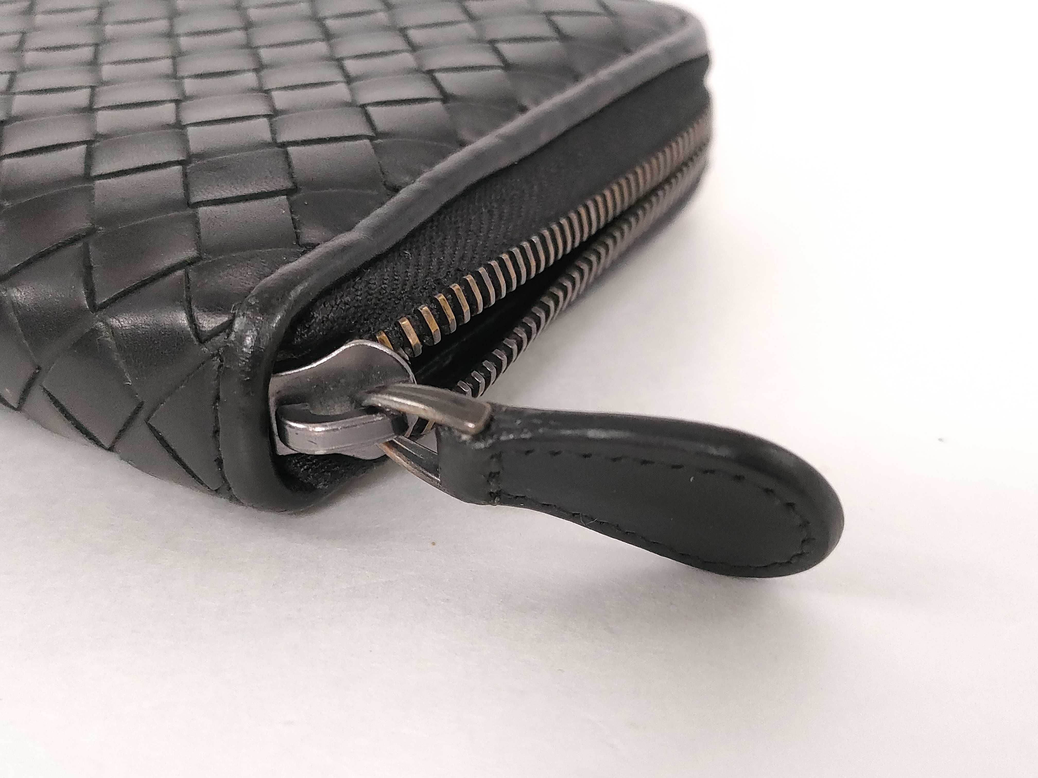 Intrecciato Round Zipper Long Wallet — view 14