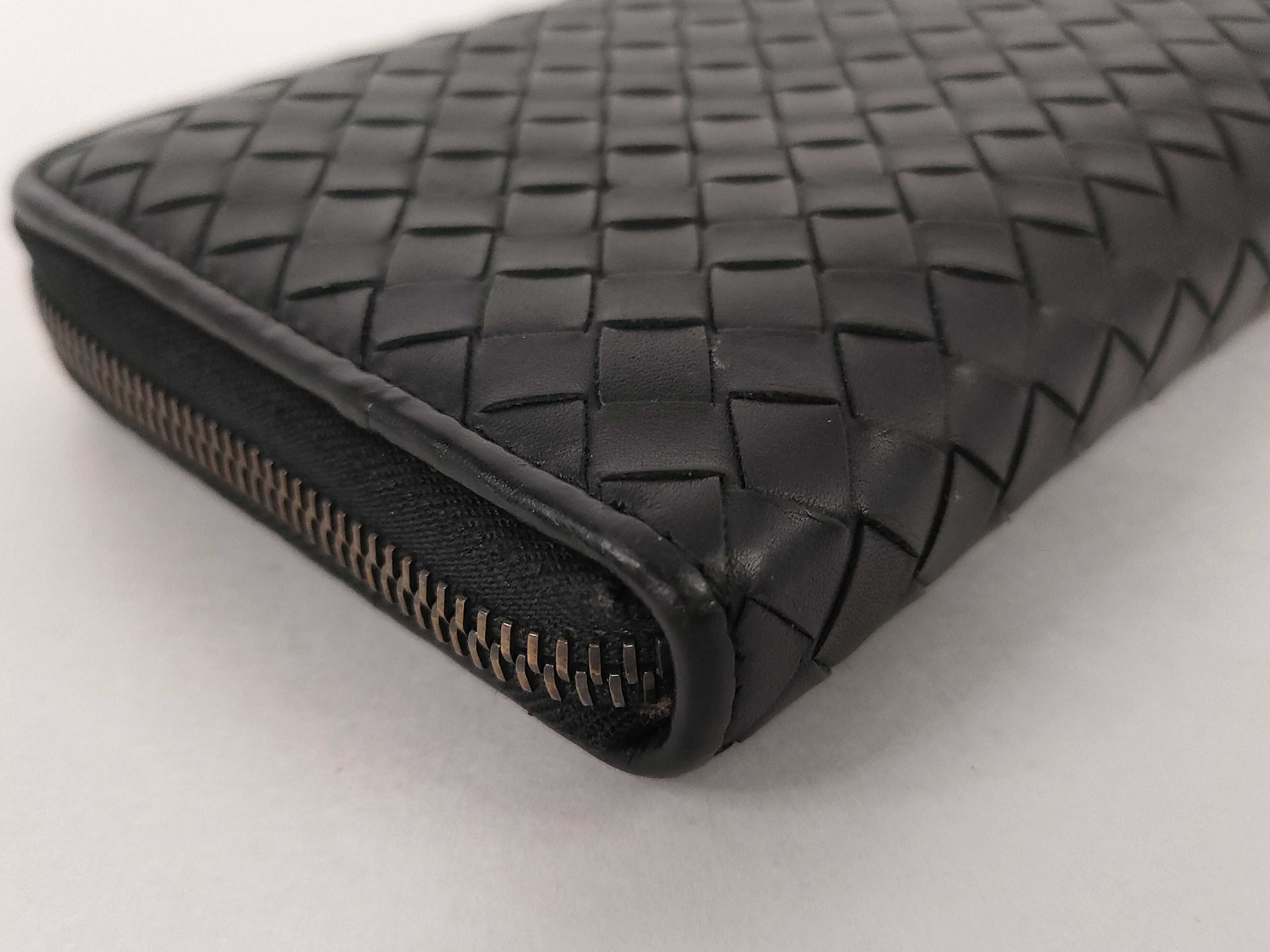 Intrecciato Round Zipper Long Wallet — view 3
