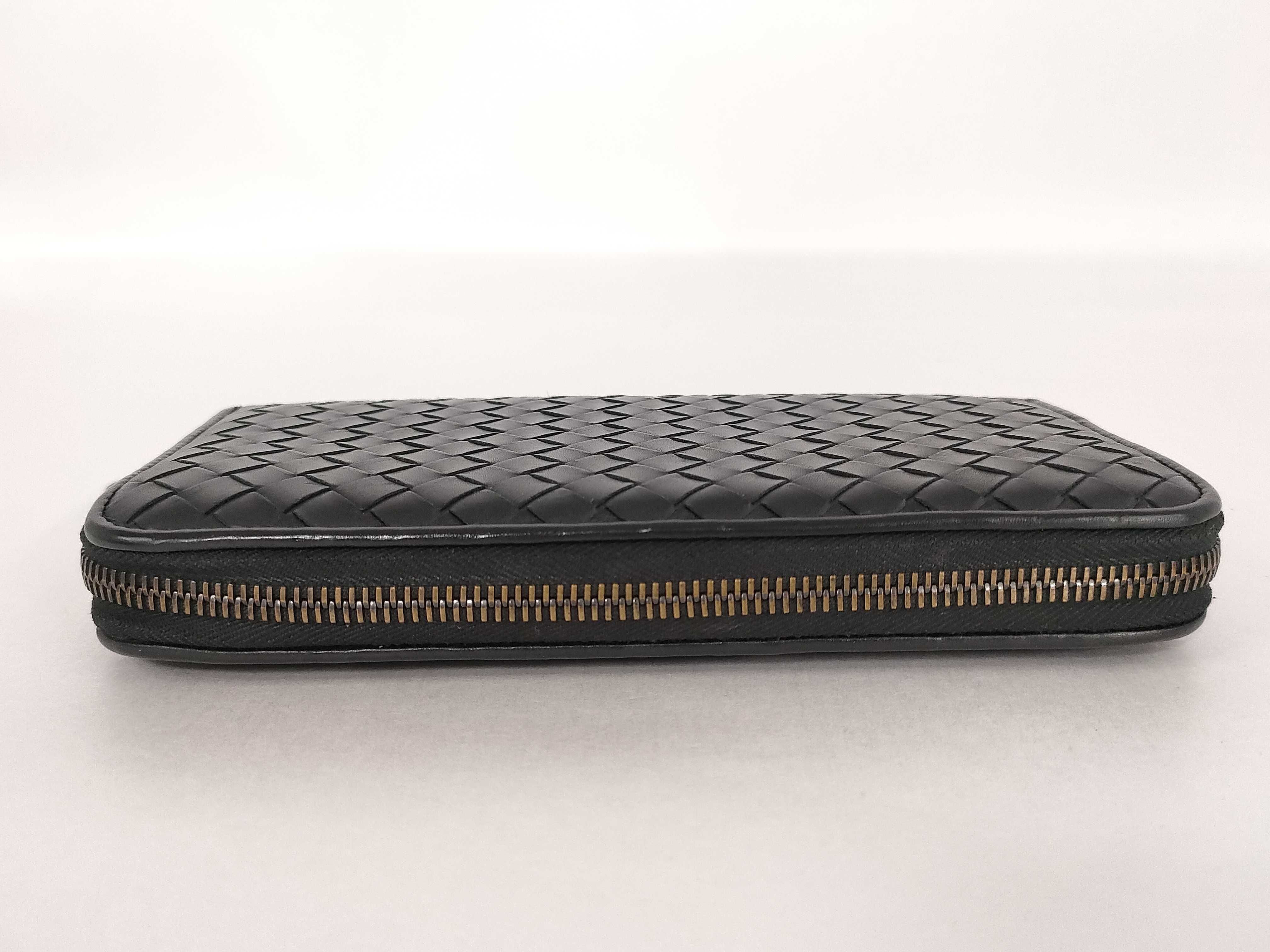 Intrecciato Round Zipper Long Wallet — view 5