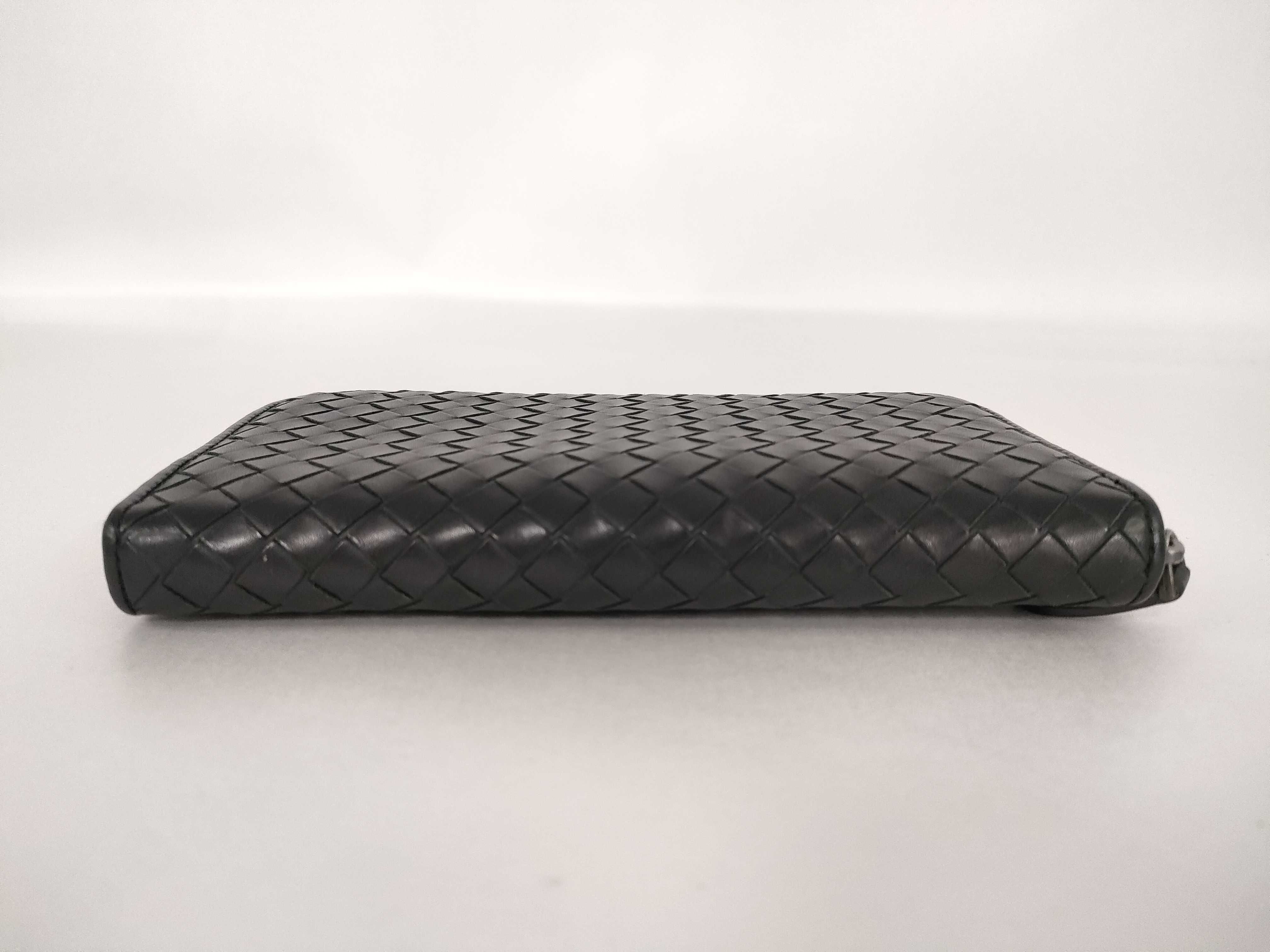 Intrecciato Round Zipper Long Wallet — view 6