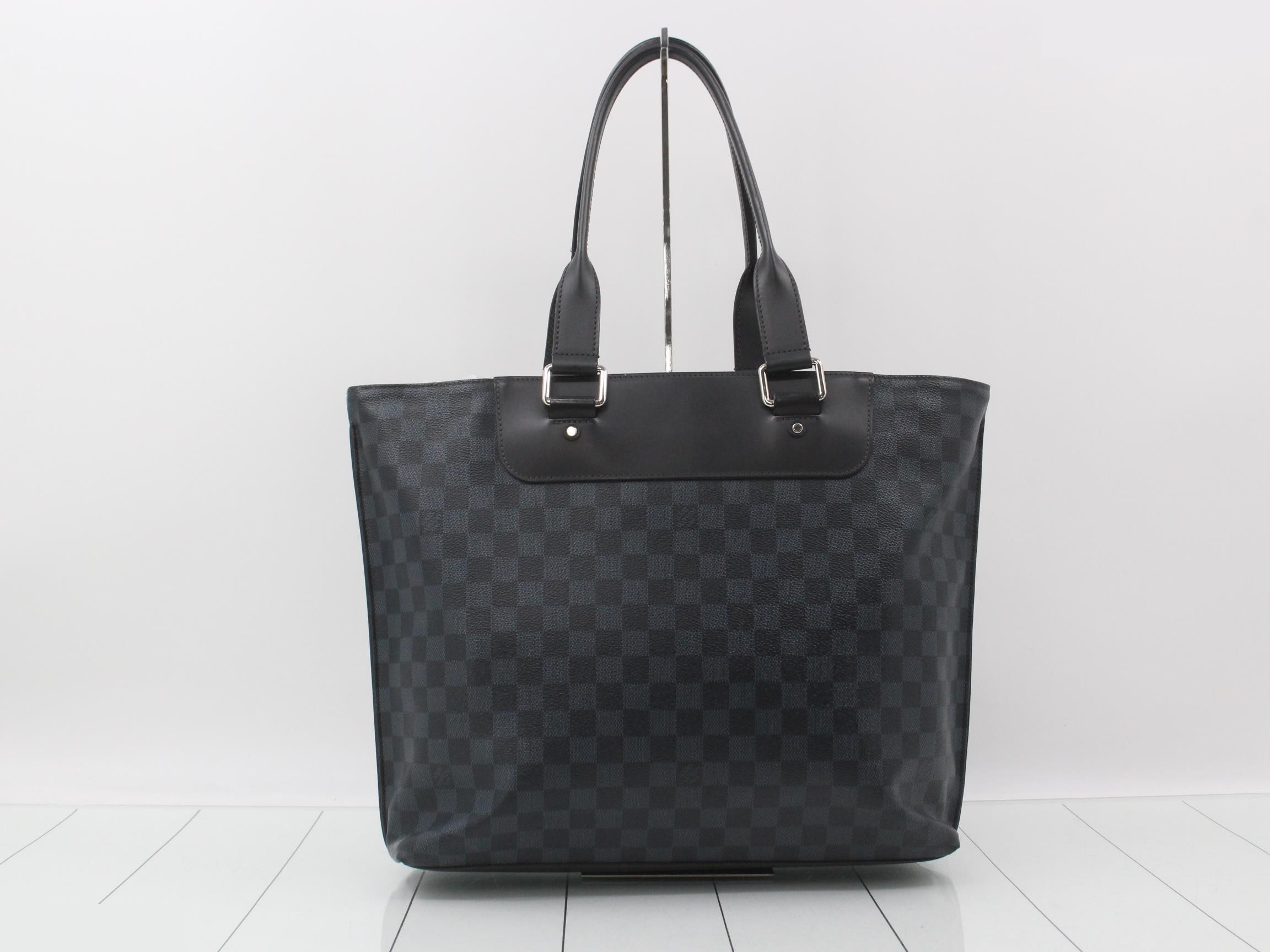Damier Cobalt Cabas Voyage Tote Bag — view 2