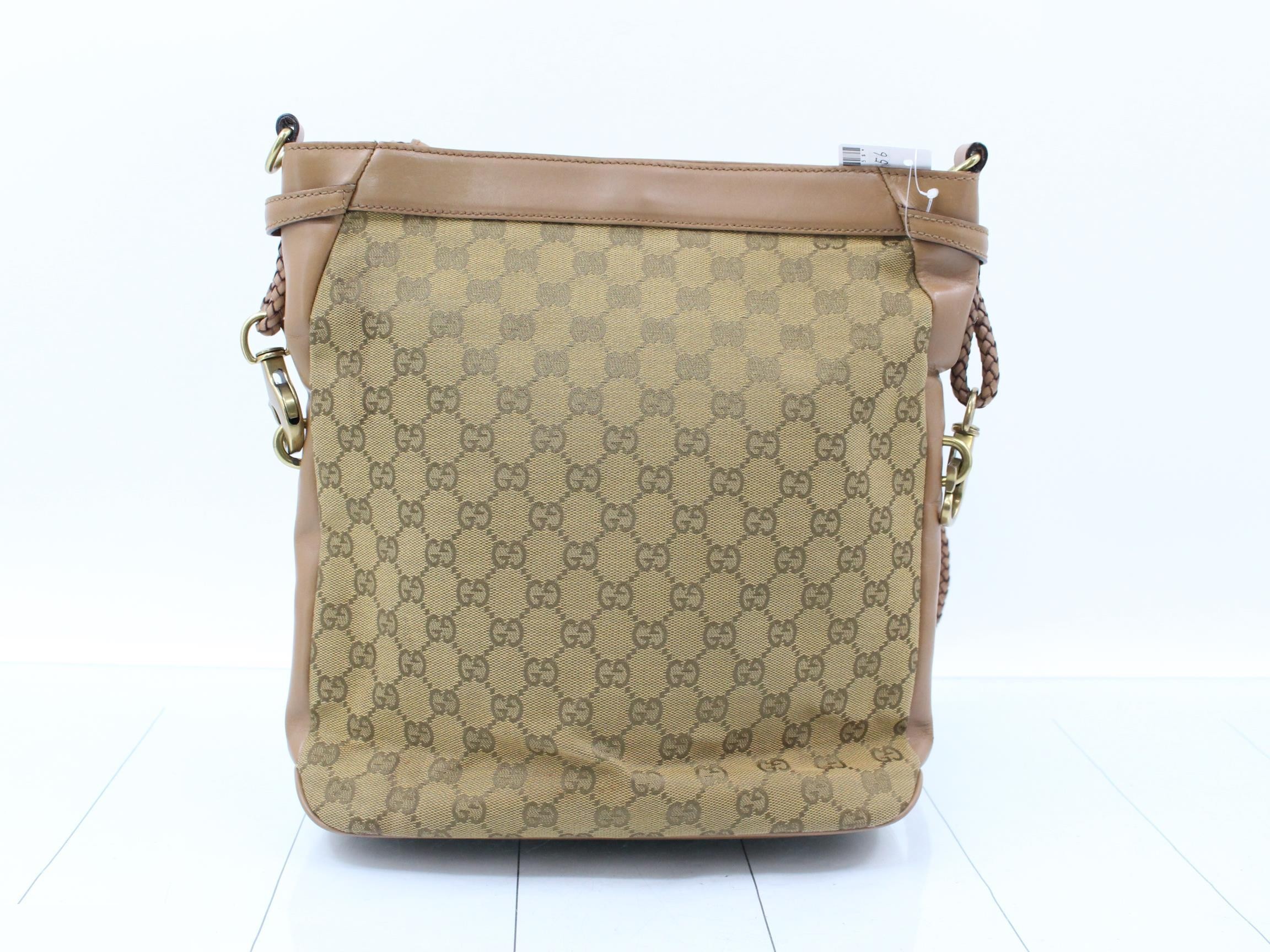 GG canvas leather shoulder bag — view 2