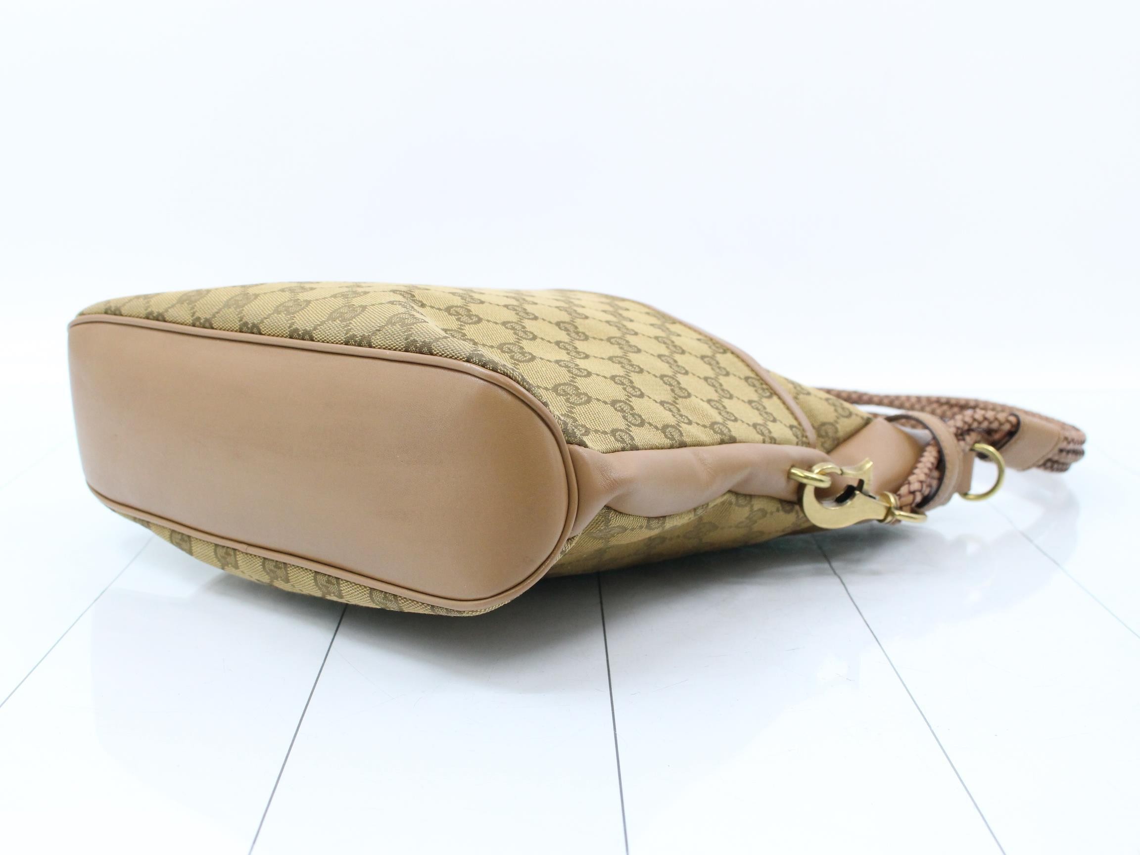 GG canvas leather shoulder bag — view 6