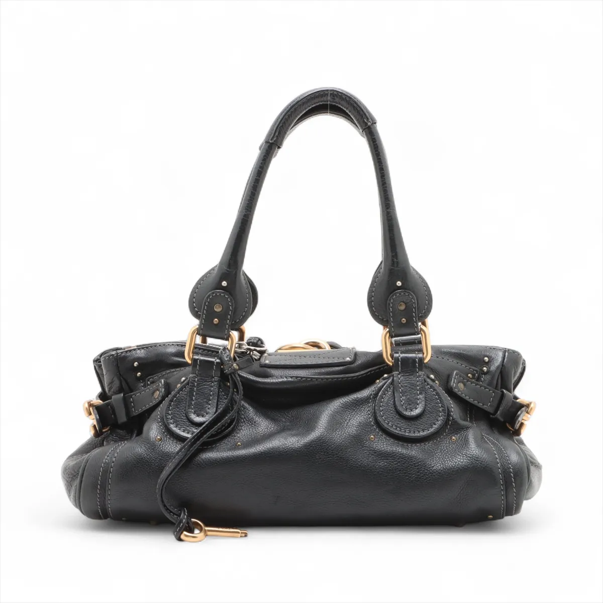 paddington leather handbag black — view 2