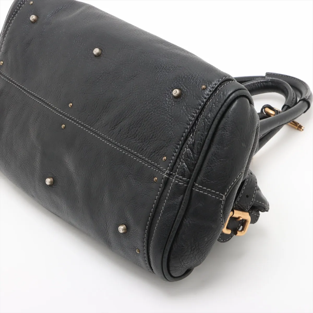 paddington leather handbag black — view 3