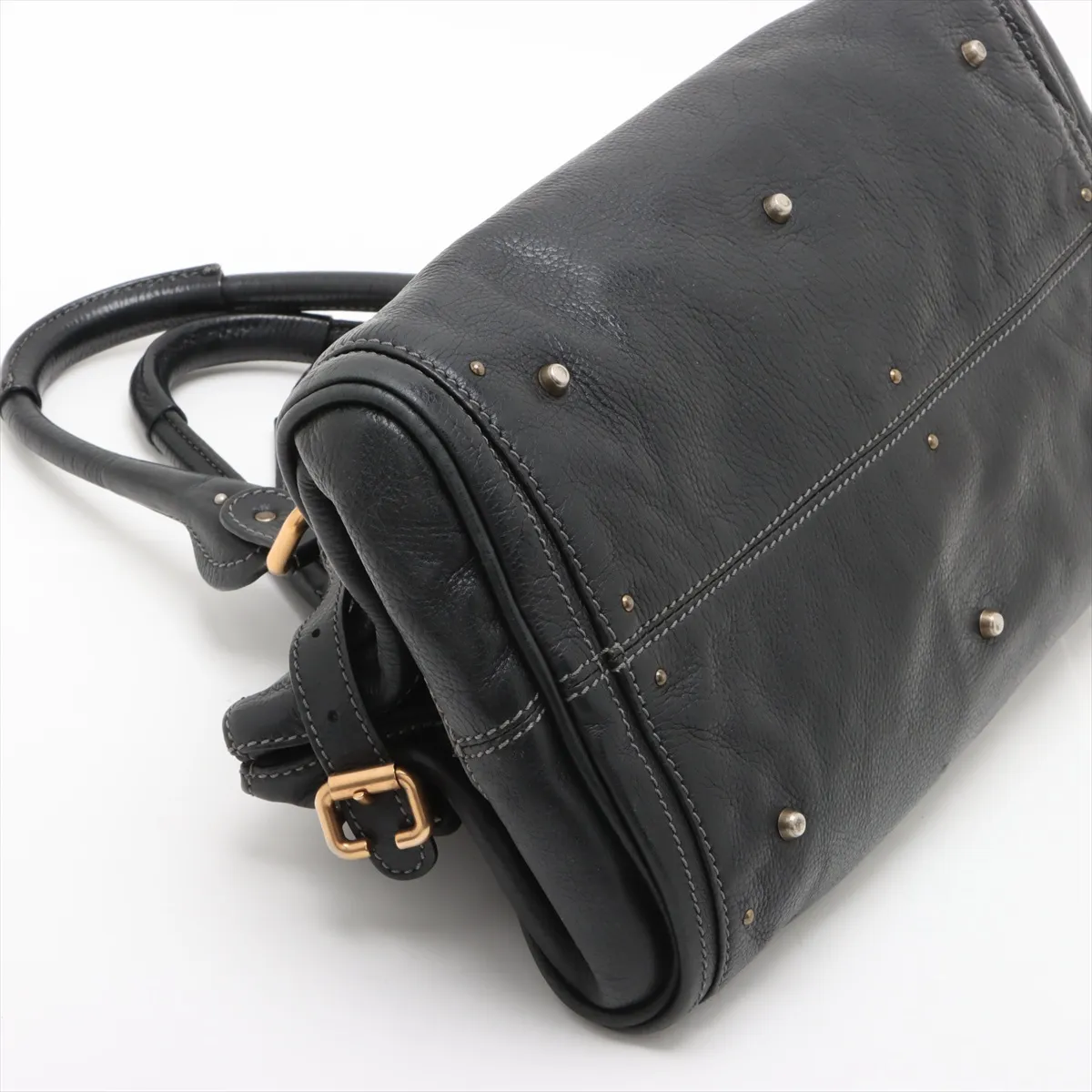 paddington leather handbag black — view 4