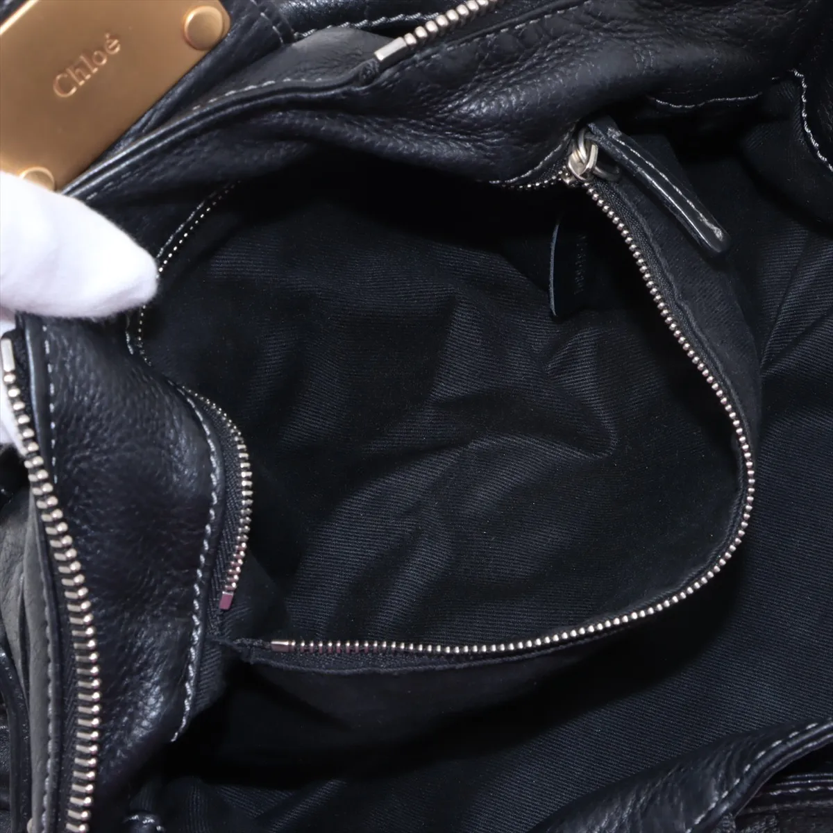paddington leather handbag black — view 6