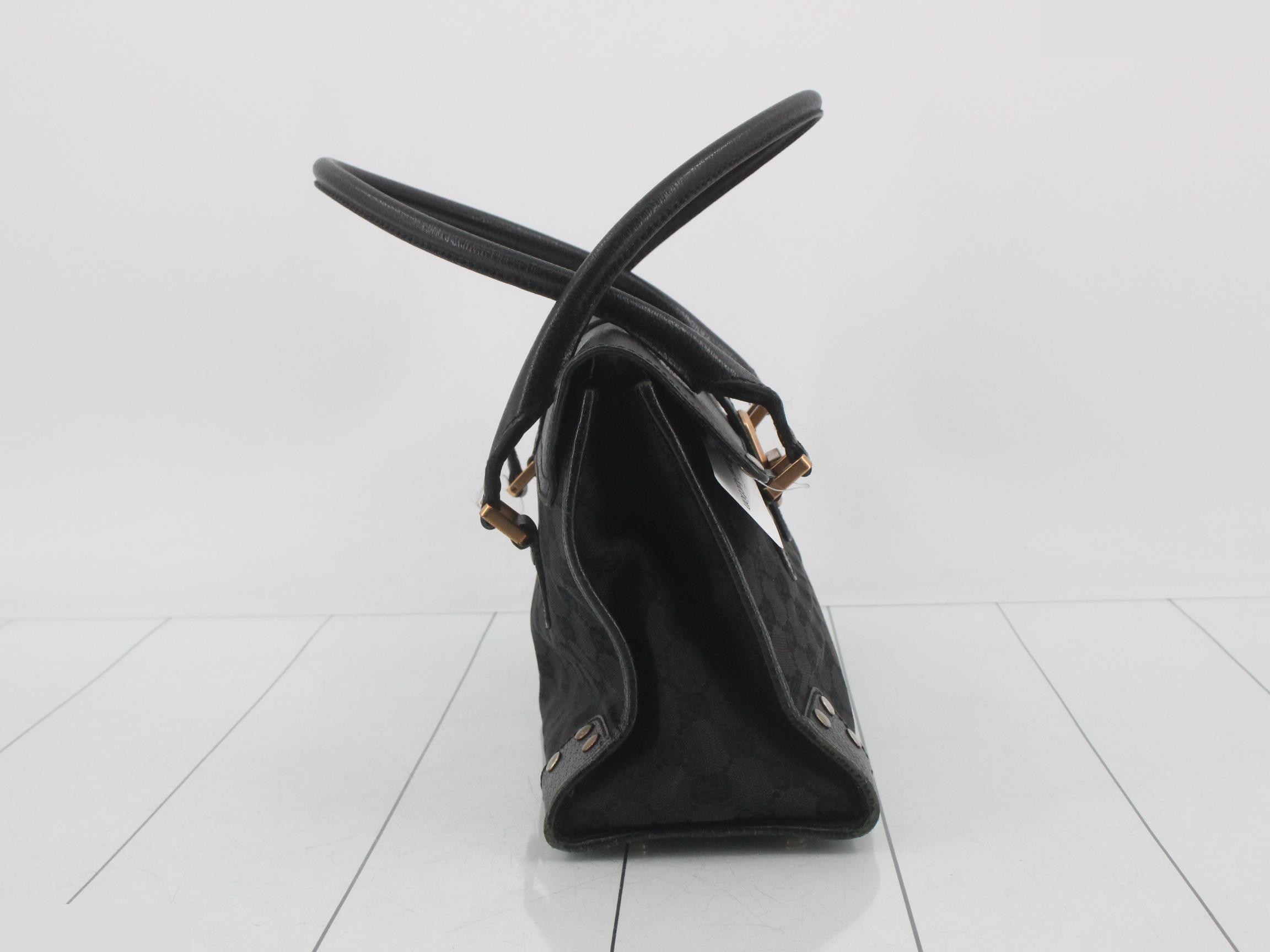 GG Canvas G-Lock Studded Leather Handbag — view 4