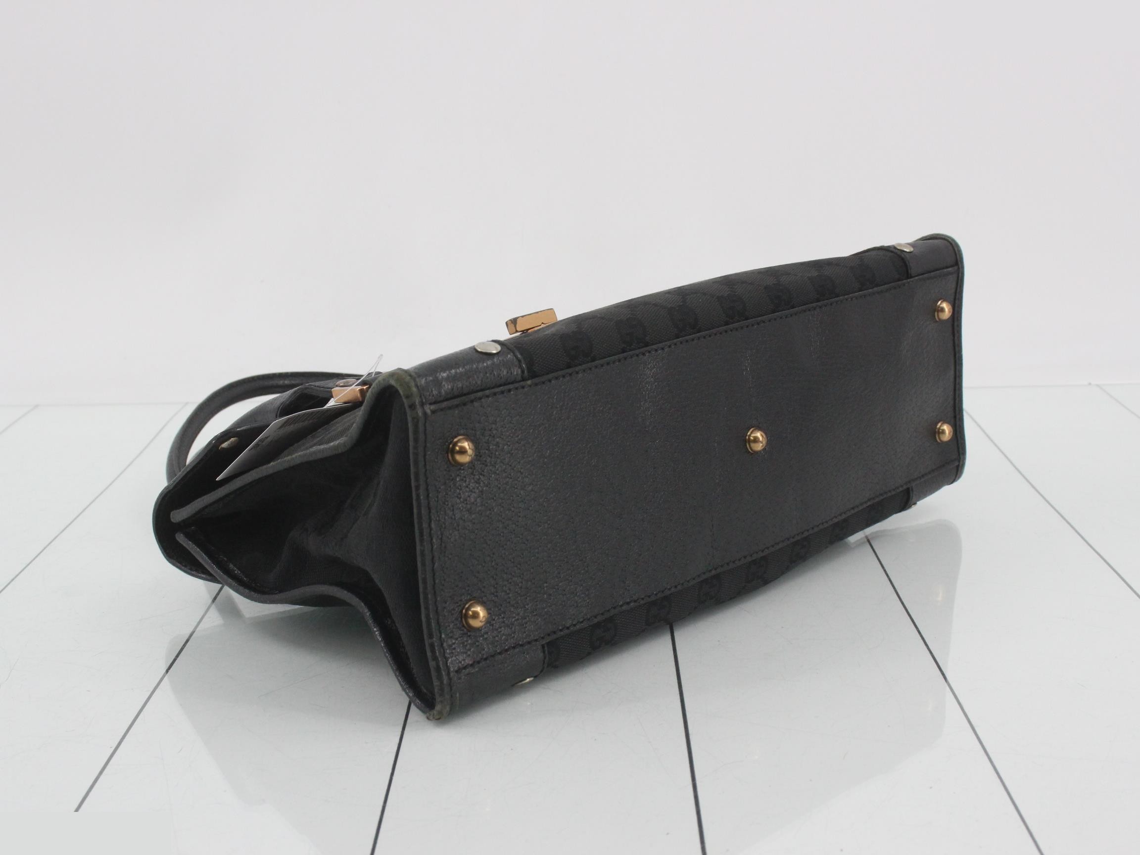 GG Canvas G-Lock Studded Leather Handbag — view 5