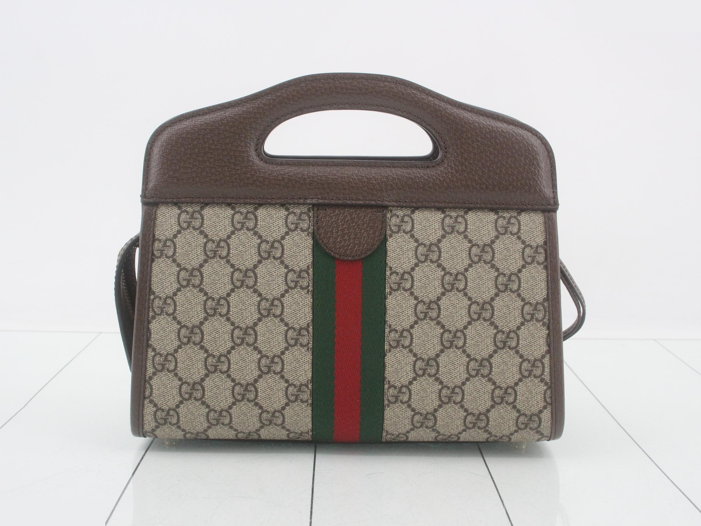 Ophidia GG Supreme 2-Way Handbag — view 2