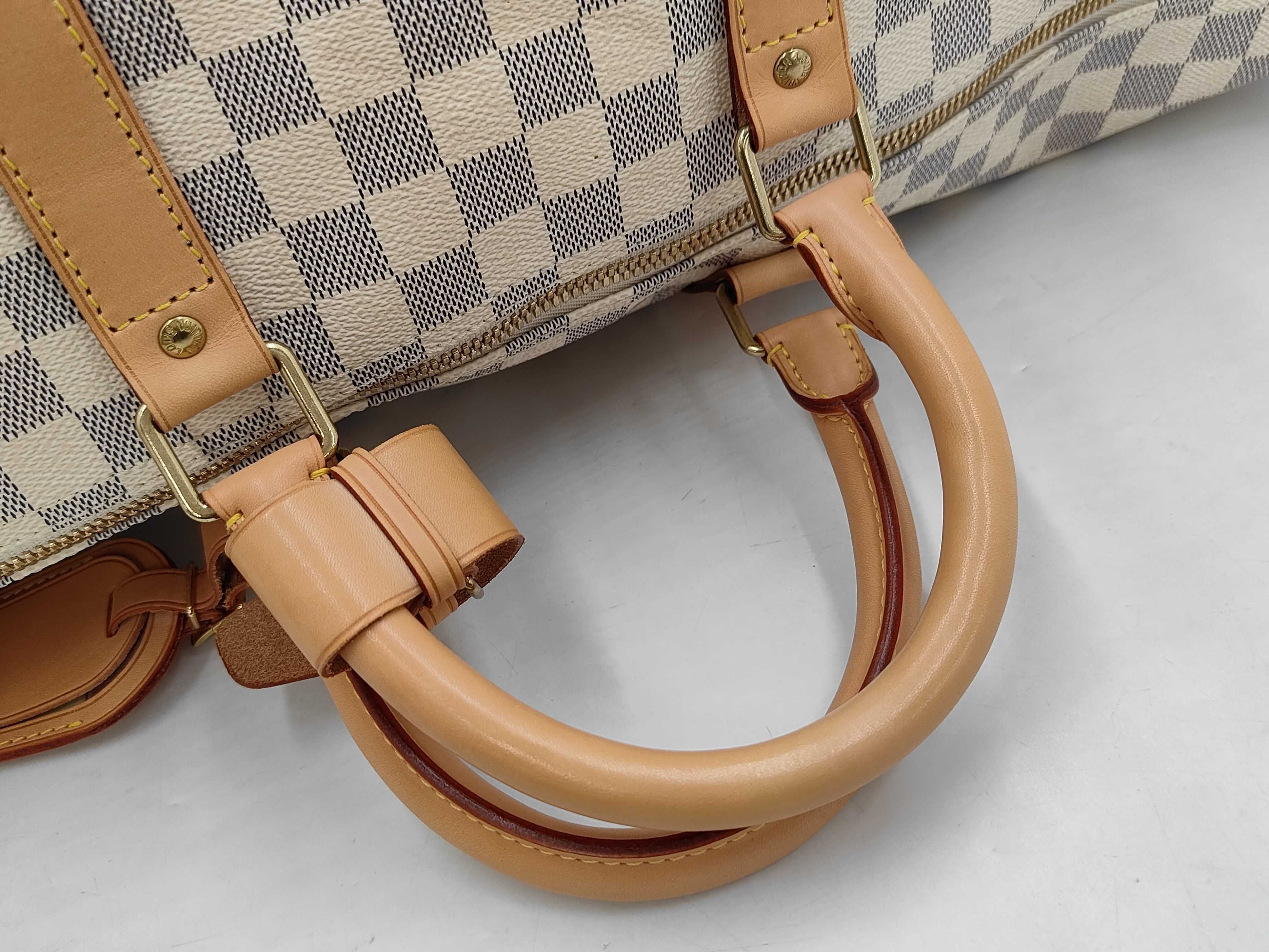Damier Azur Keepall Bandoulière 55 Boston Bag — view 5