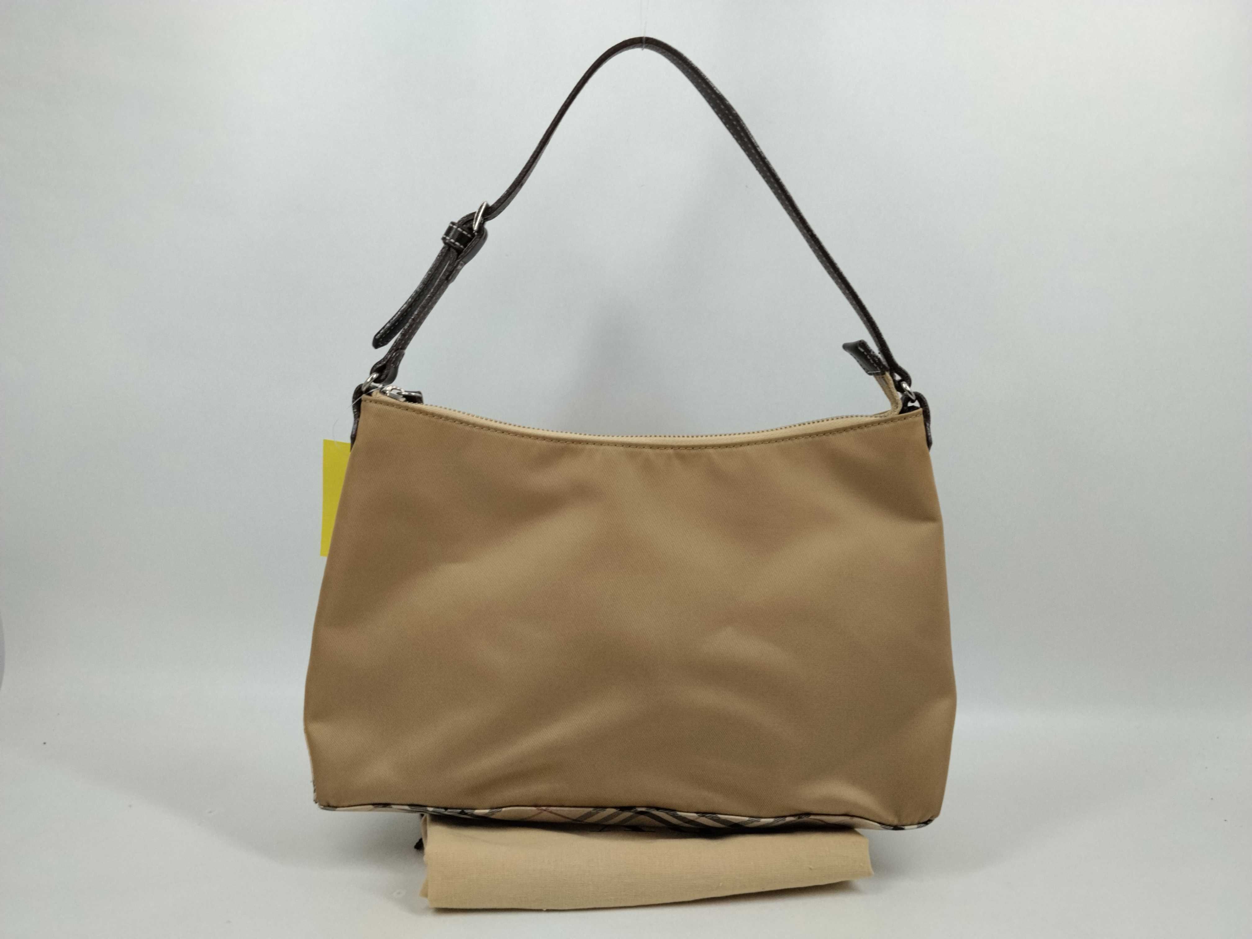 Blue Label One-Shoulder Nylon Shoulder Bag