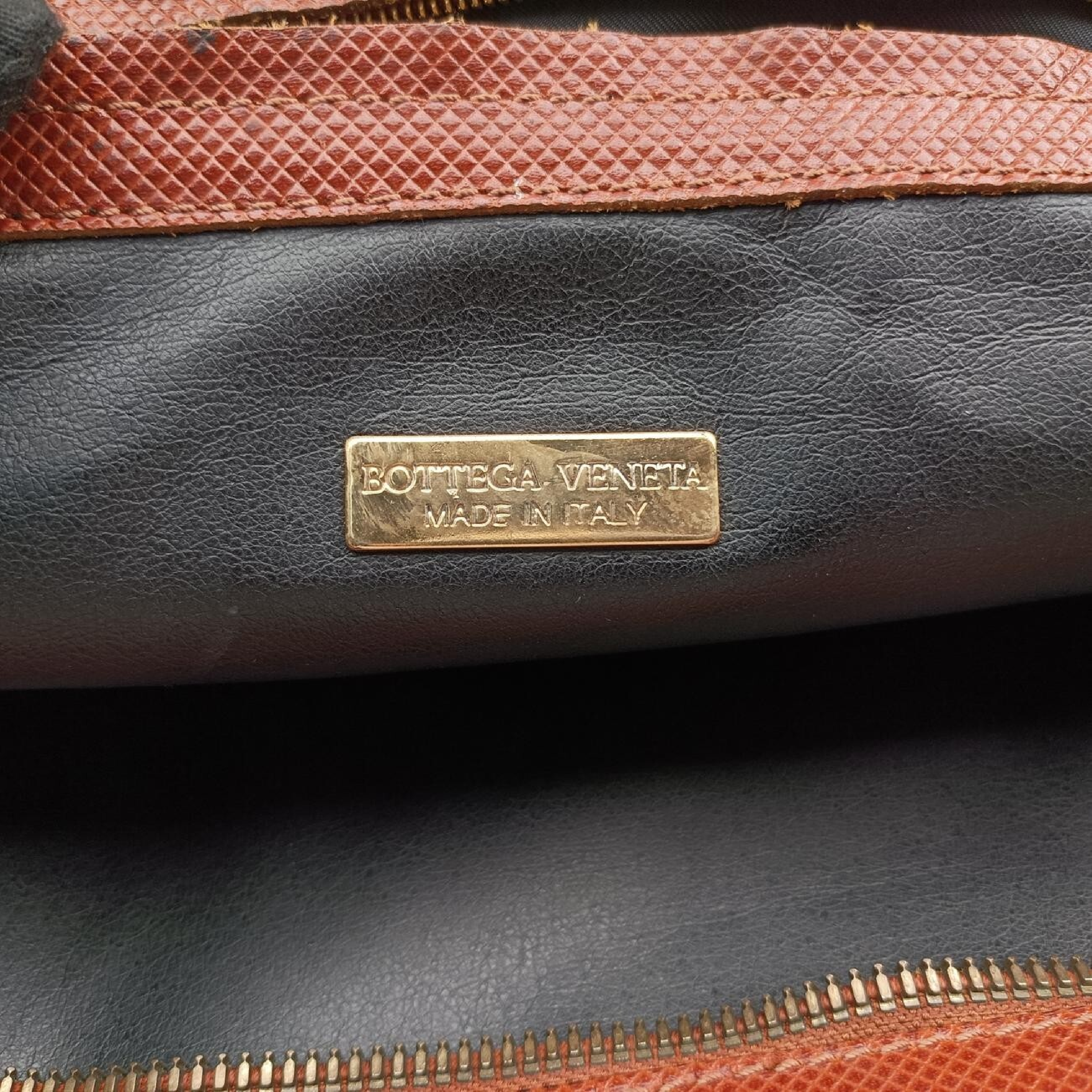 Marco Polo Black x Brown PVC Coated Canvas x Calf Leather Handbag — view 7