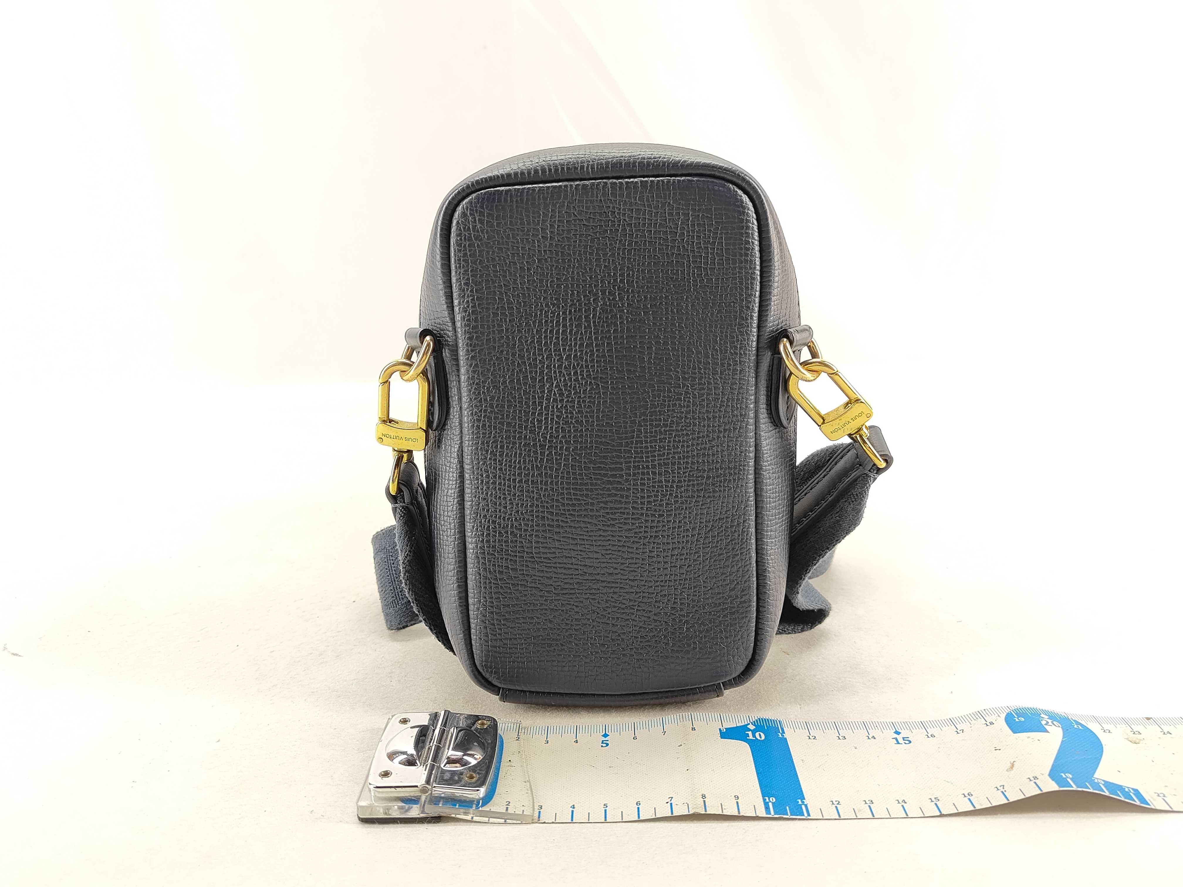 Monogram Denim Louis Vuitton NIGO M81060 Double Phone Pouch Monogram Denim Shoulder Bag with IC Card — view 2
