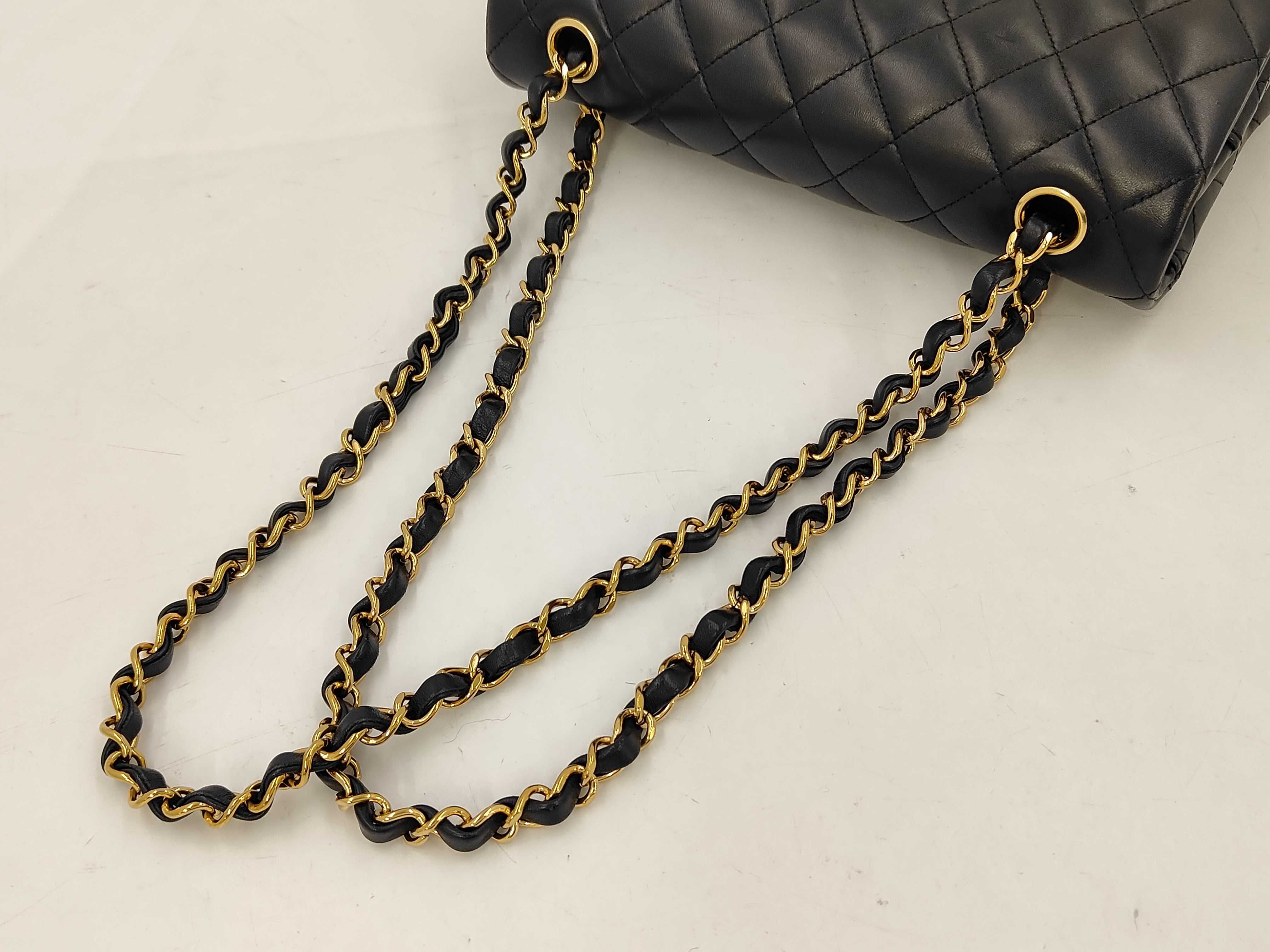 Matelassé 23 Lambskin Double Flap Double Chain Shoulder Bag — view 3