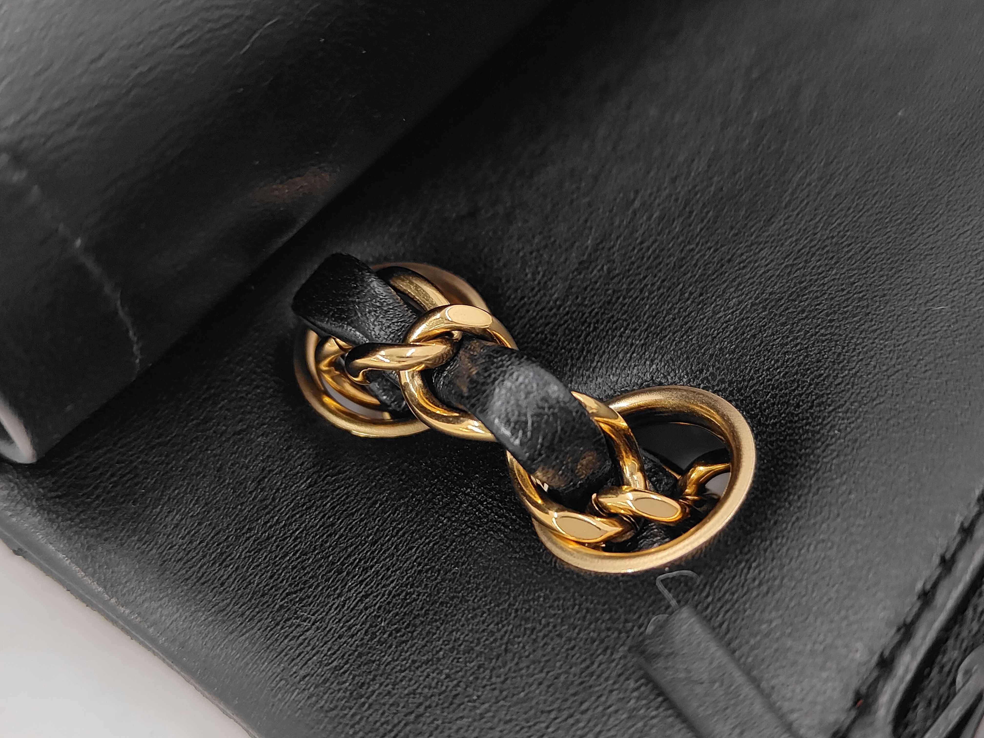 Matelassé 23 Lambskin Double Flap Double Chain Shoulder Bag — view 5