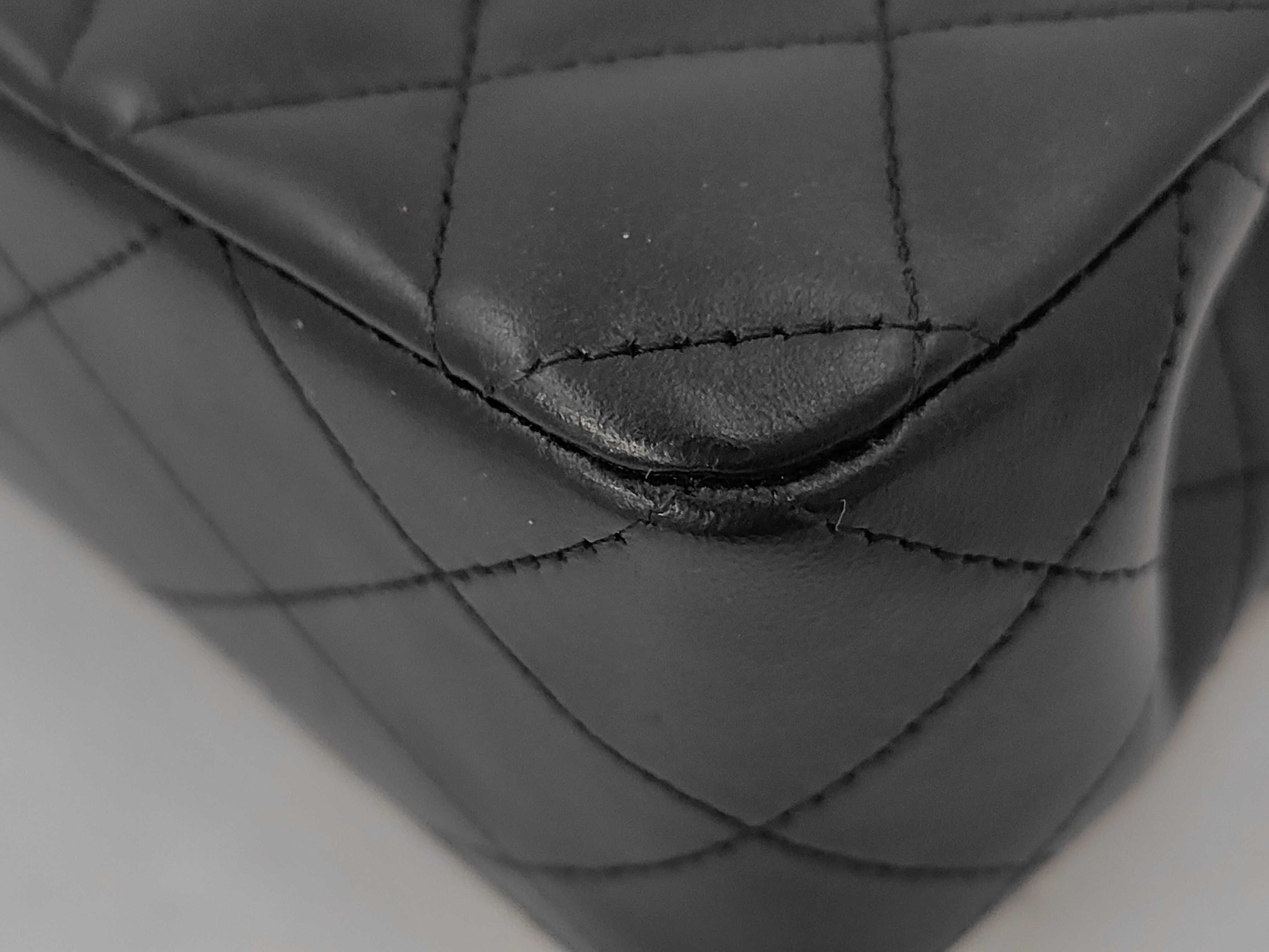 Matelassé 23 Lambskin Double Flap Double Chain Shoulder Bag — view 7
