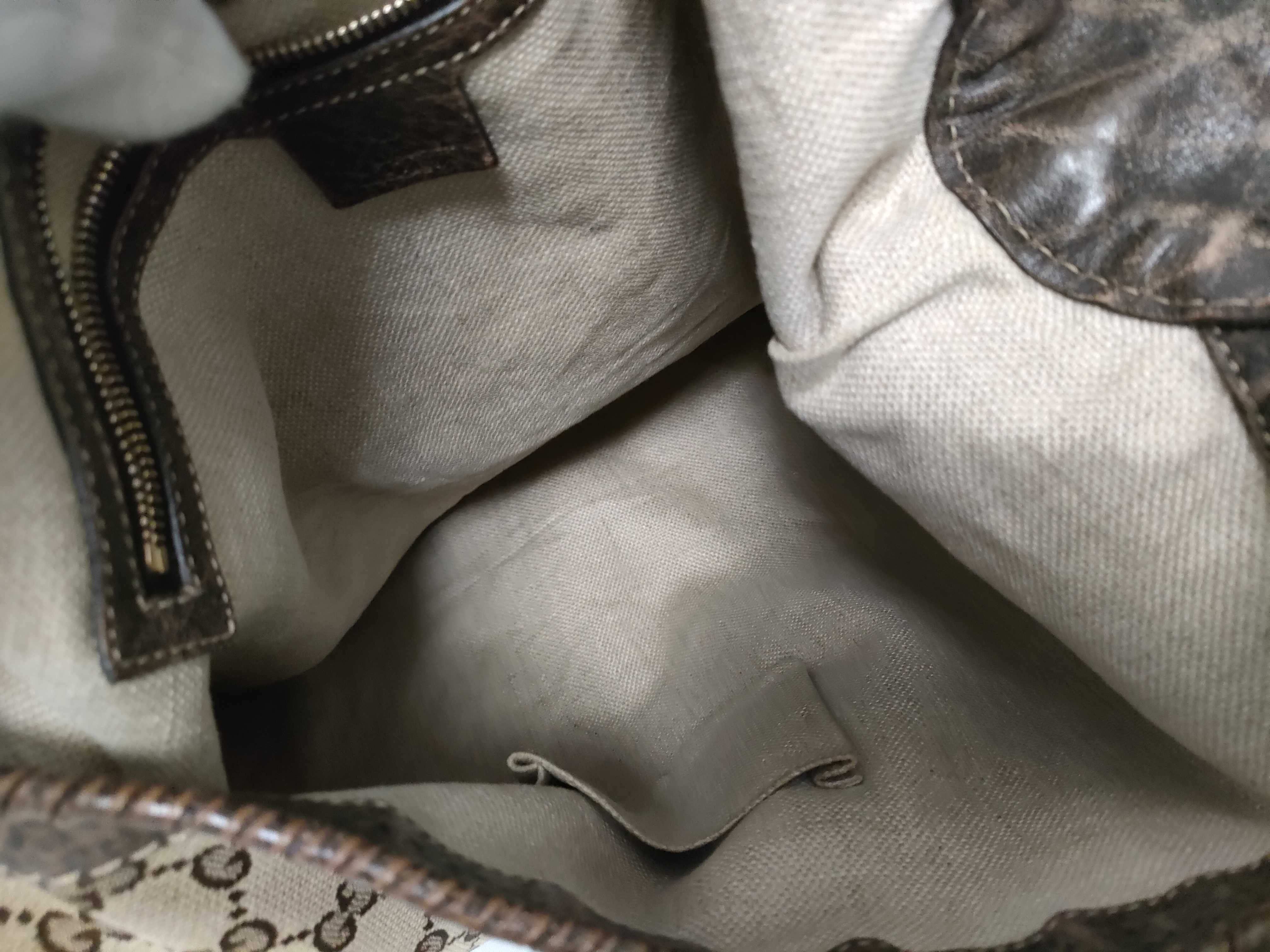 GG Canvas Brown Canvas GG Monogram Bamboo Tassel Jackie Bag with Long Shoulder Strap — view 11