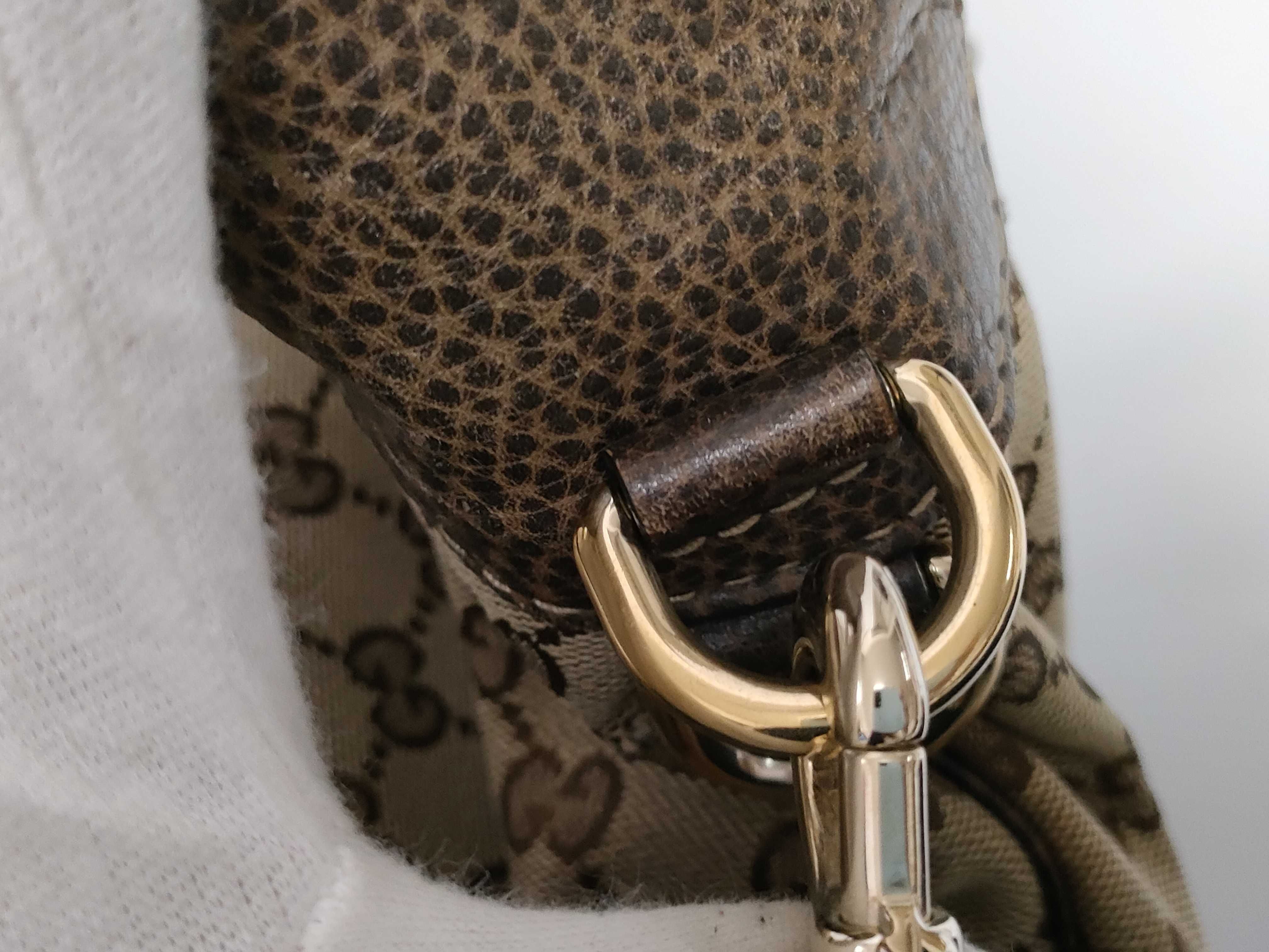 GG Canvas Brown Canvas GG Monogram Bamboo Tassel Jackie Bag with Long Shoulder Strap — view 7