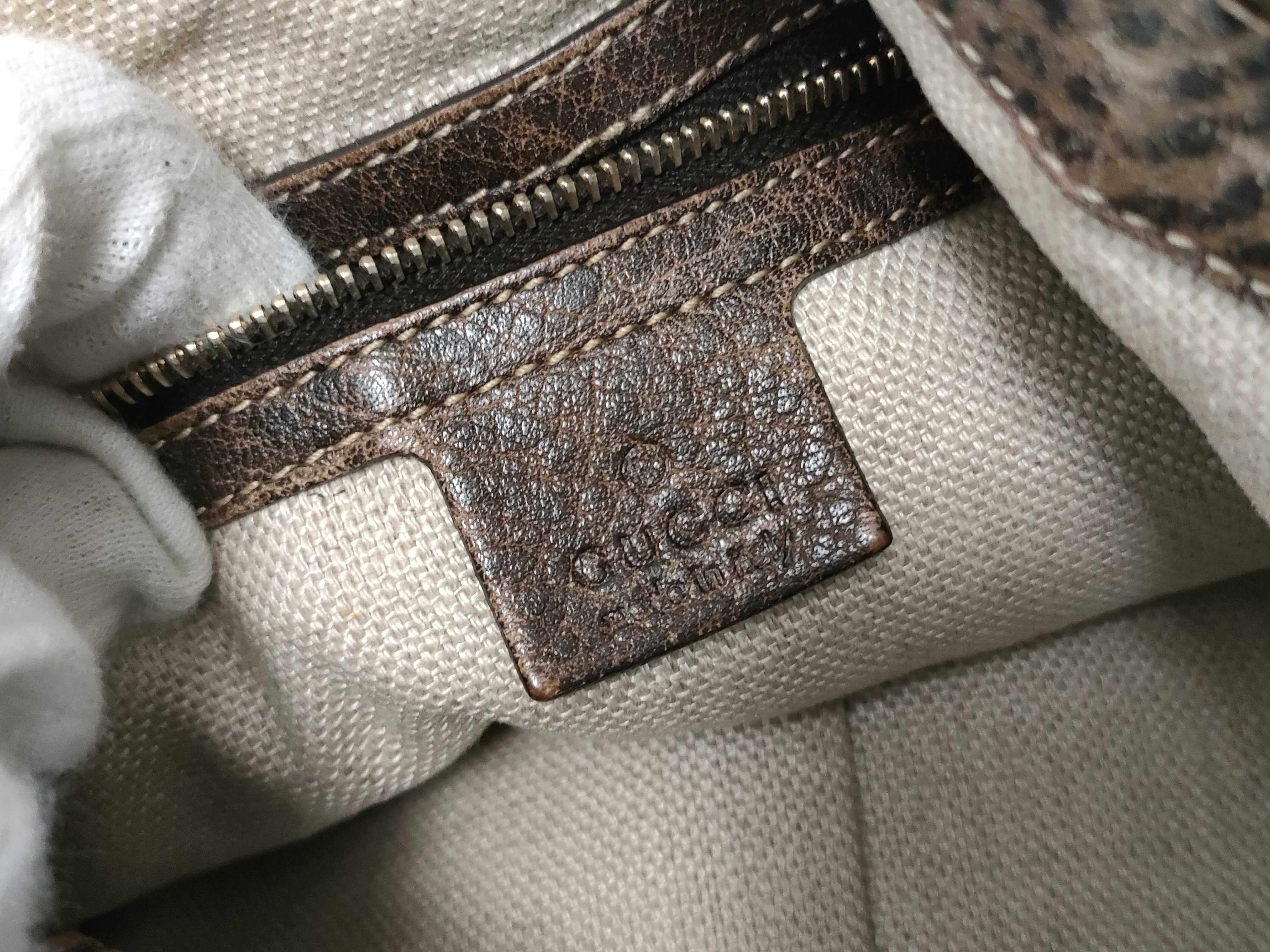 GG Canvas Brown Canvas GG Monogram Bamboo Tassel Jackie Bag with Long Shoulder Strap — view 10
