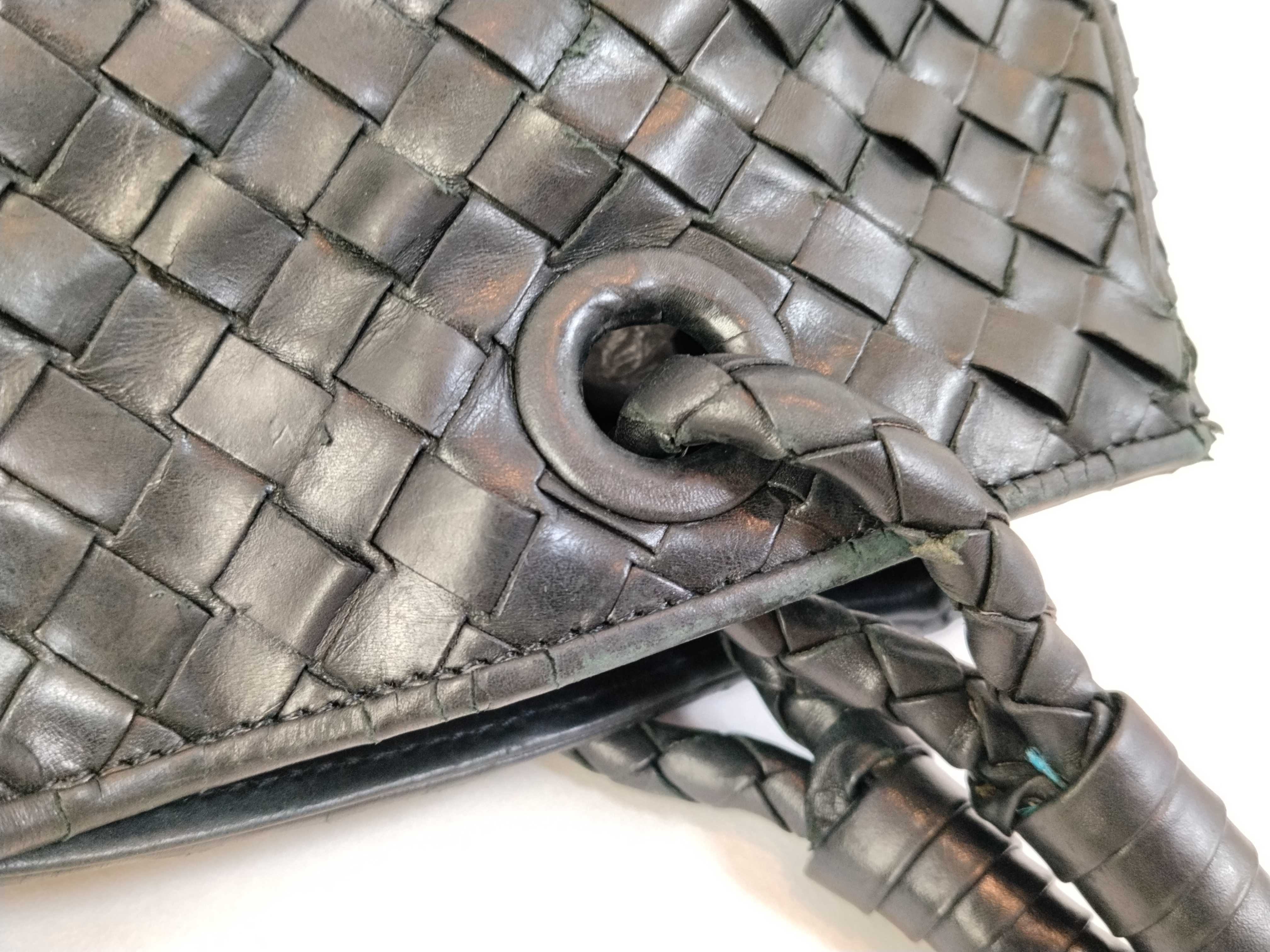 Intrecciato Bottega Veneta Handbag Leather Intrecciato Black Handbag — view 5