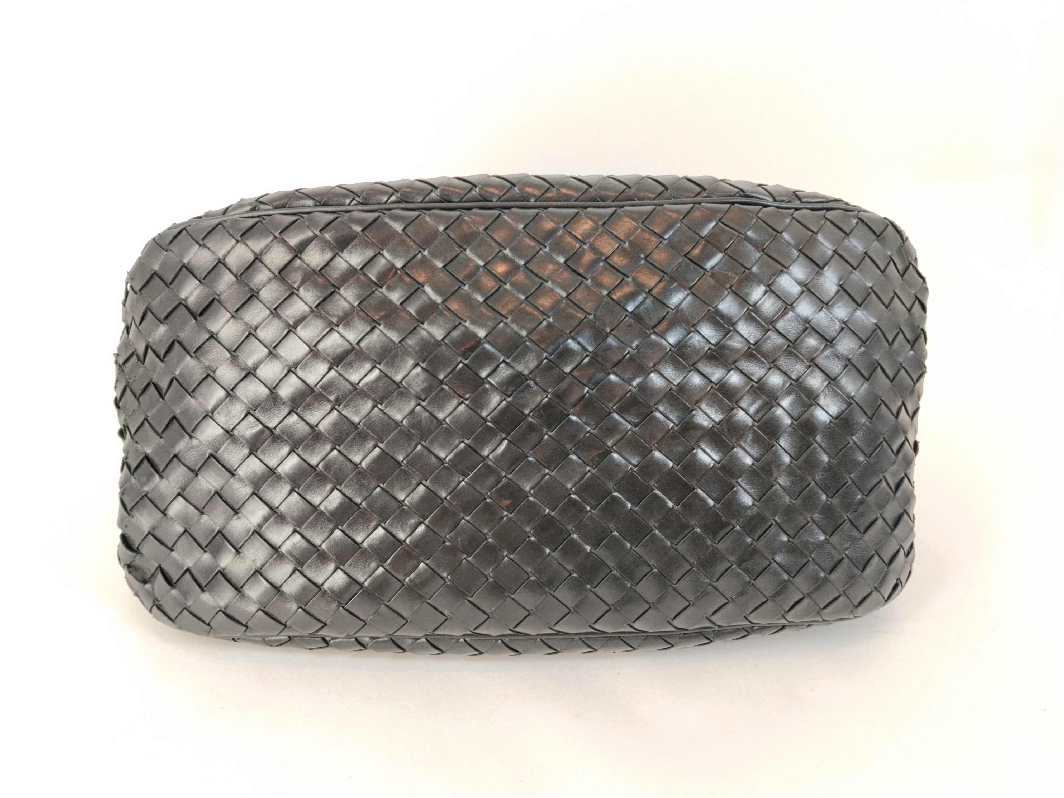 Intrecciato Bottega Veneta Handbag Leather Intrecciato Black Handbag — view 7