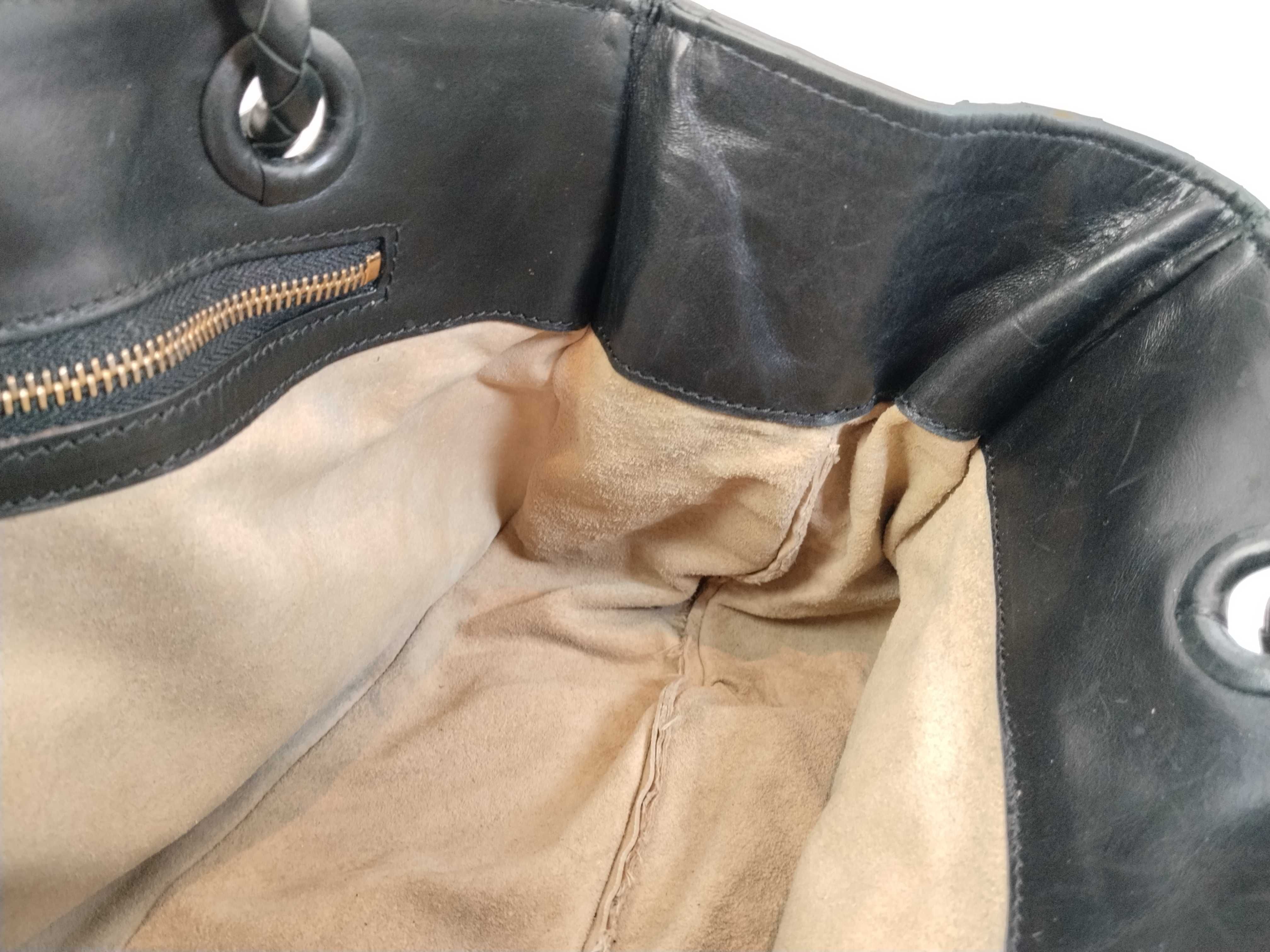 Intrecciato Bottega Veneta Handbag Leather Intrecciato Black Handbag — view 9