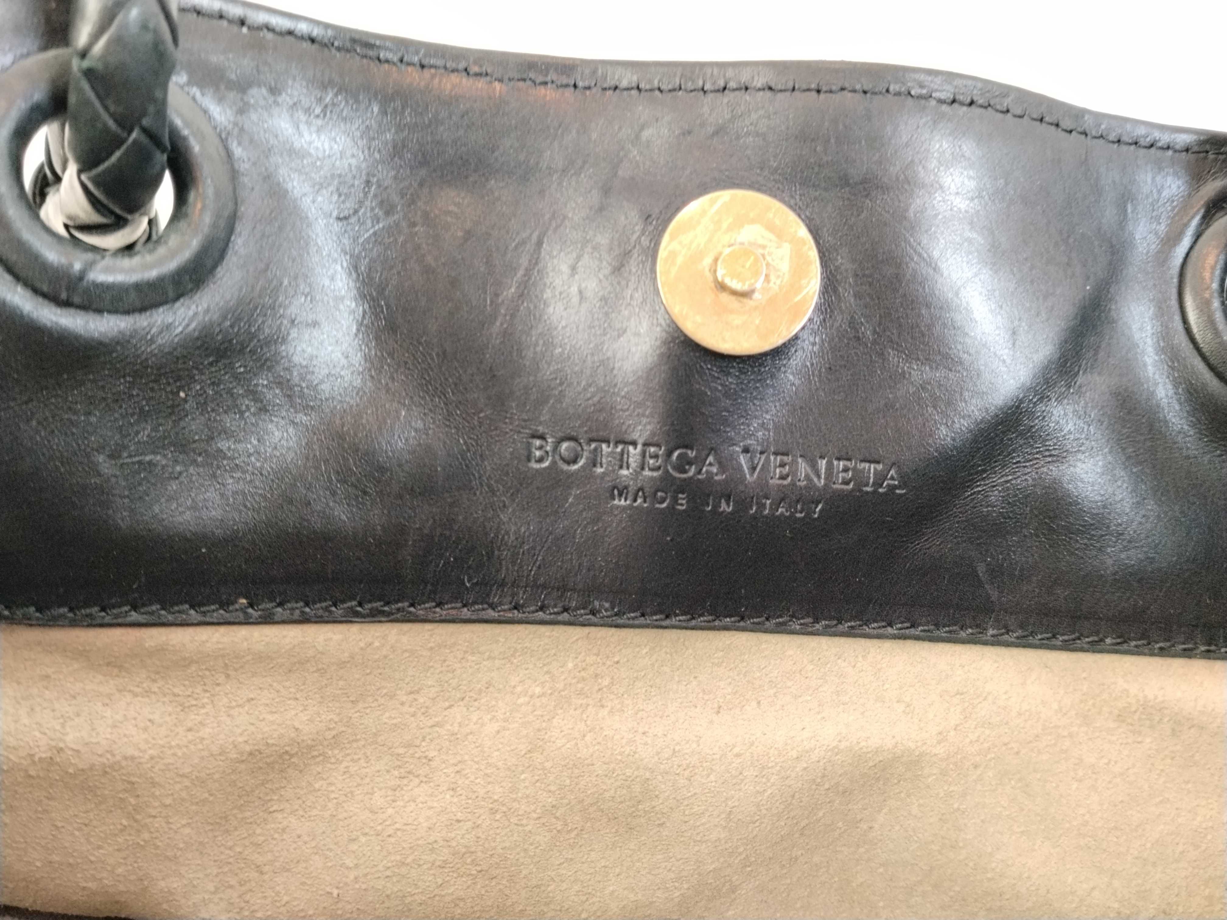 Intrecciato Bottega Veneta Handbag Leather Intrecciato Black Handbag — view 10