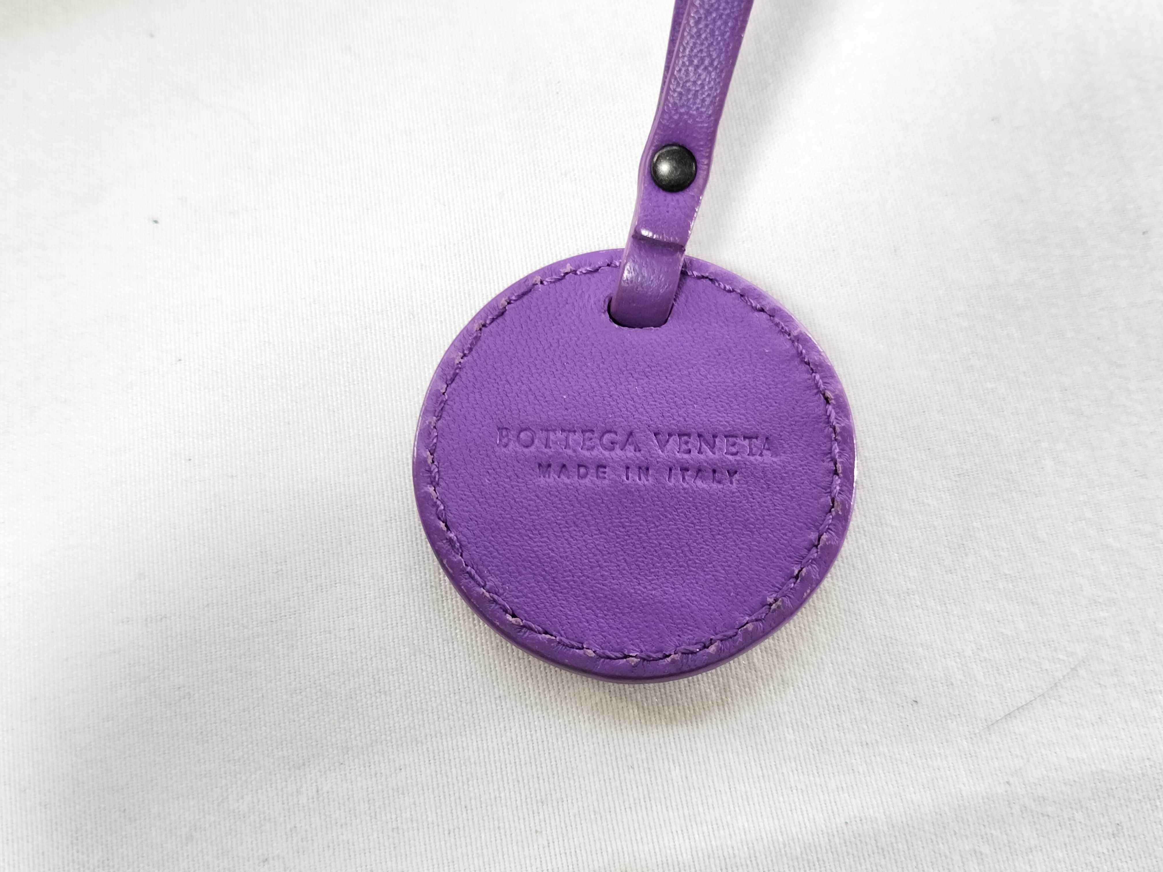 Intrecciato Illusion Nylon Tote Bag, Purple — view 11