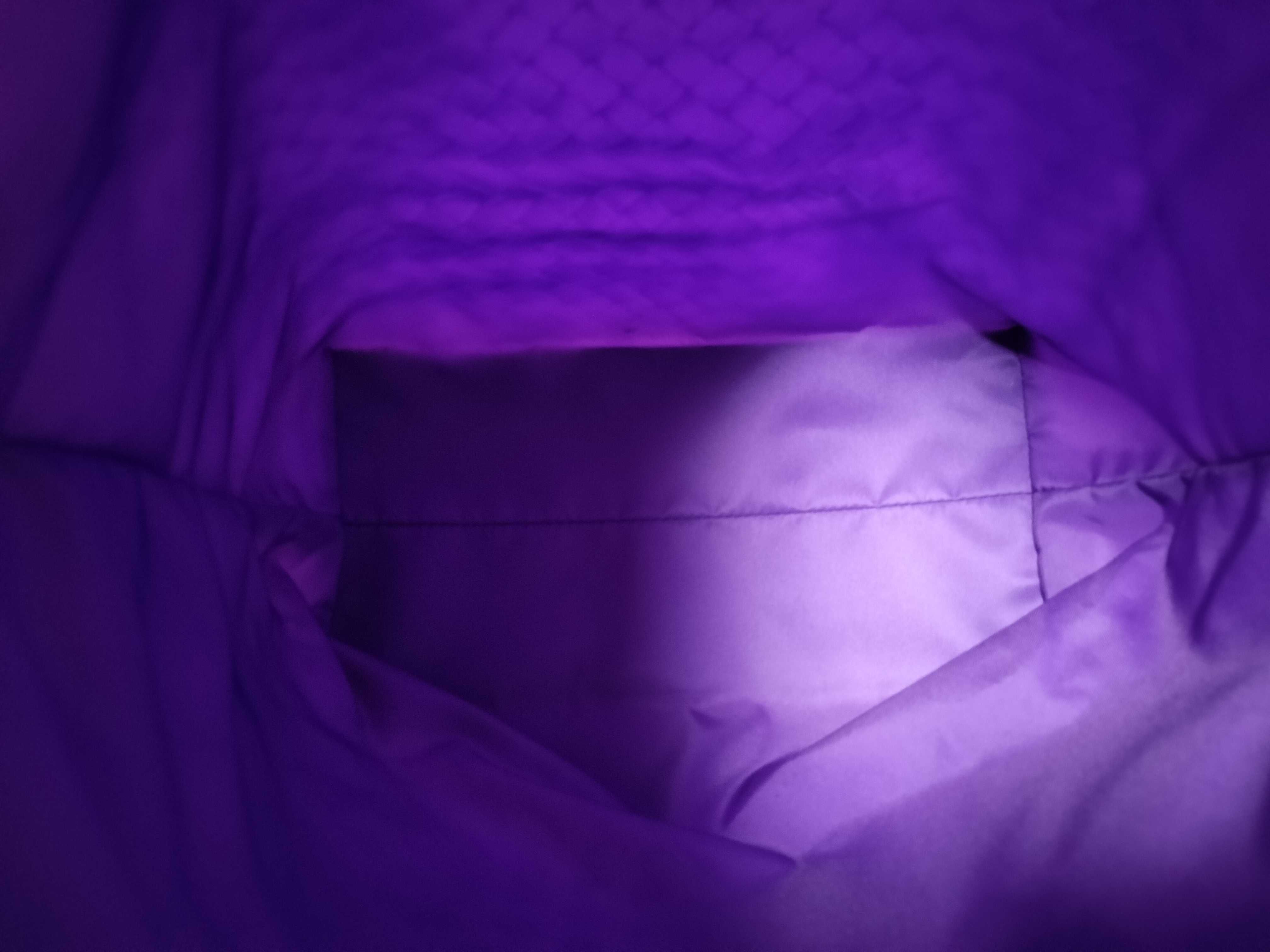 Intrecciato Illusion Nylon Tote Bag, Purple — view 9
