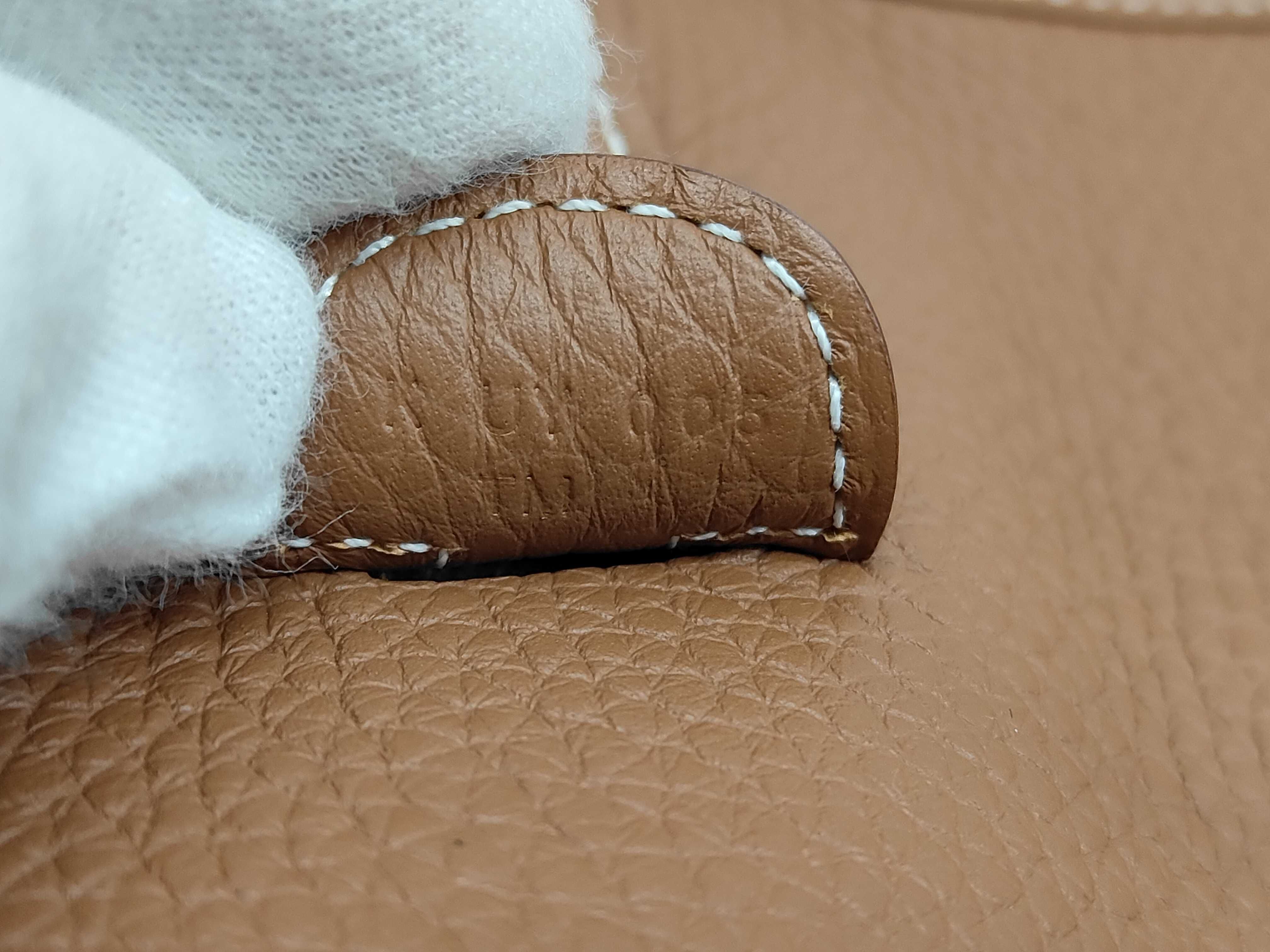 Evelyne 3PM Taurillon leather, gold, silver hardware, K stamp, shoulder bag — view 11