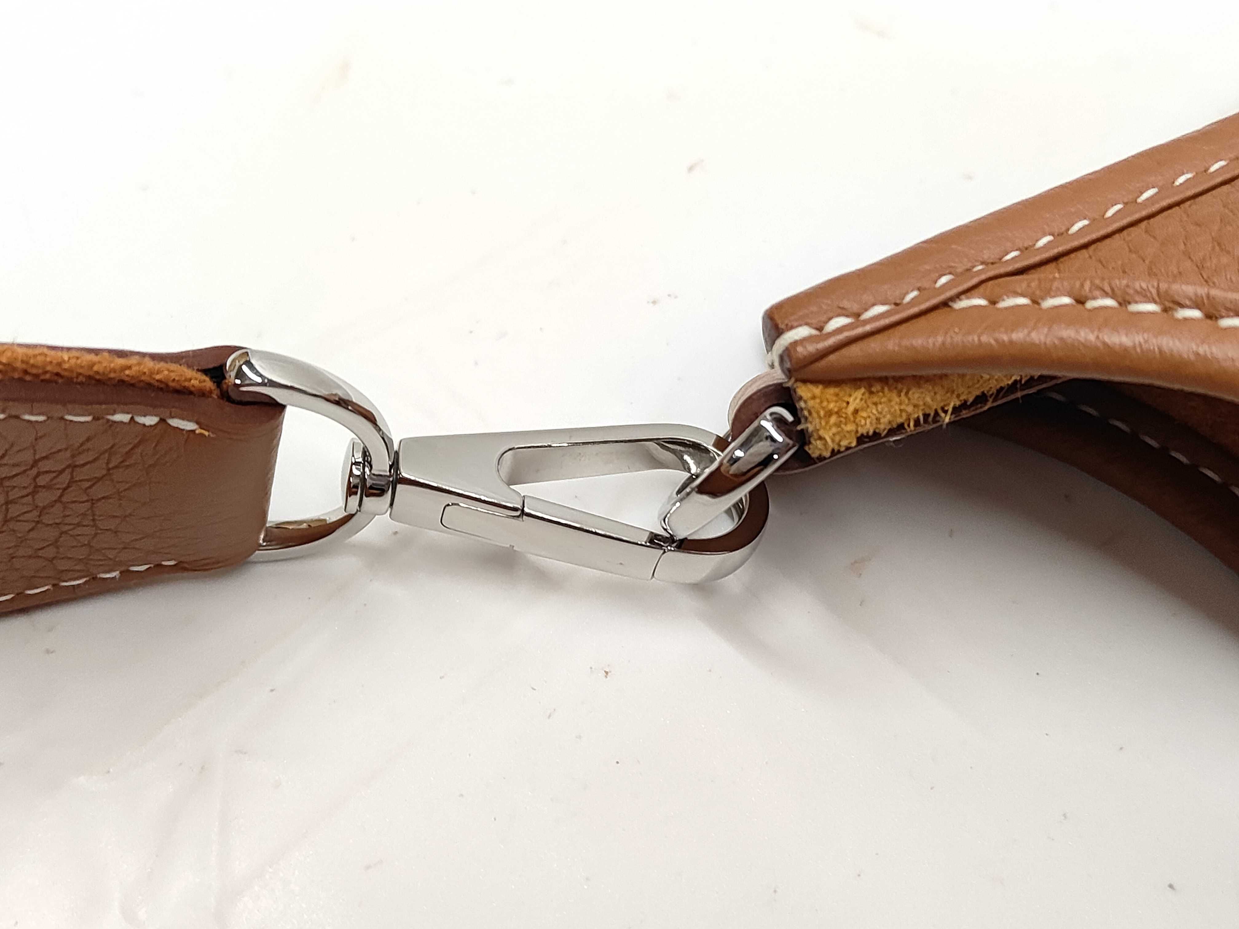 Evelyne 3PM Taurillon leather, gold, silver hardware, K stamp, shoulder bag — view 4