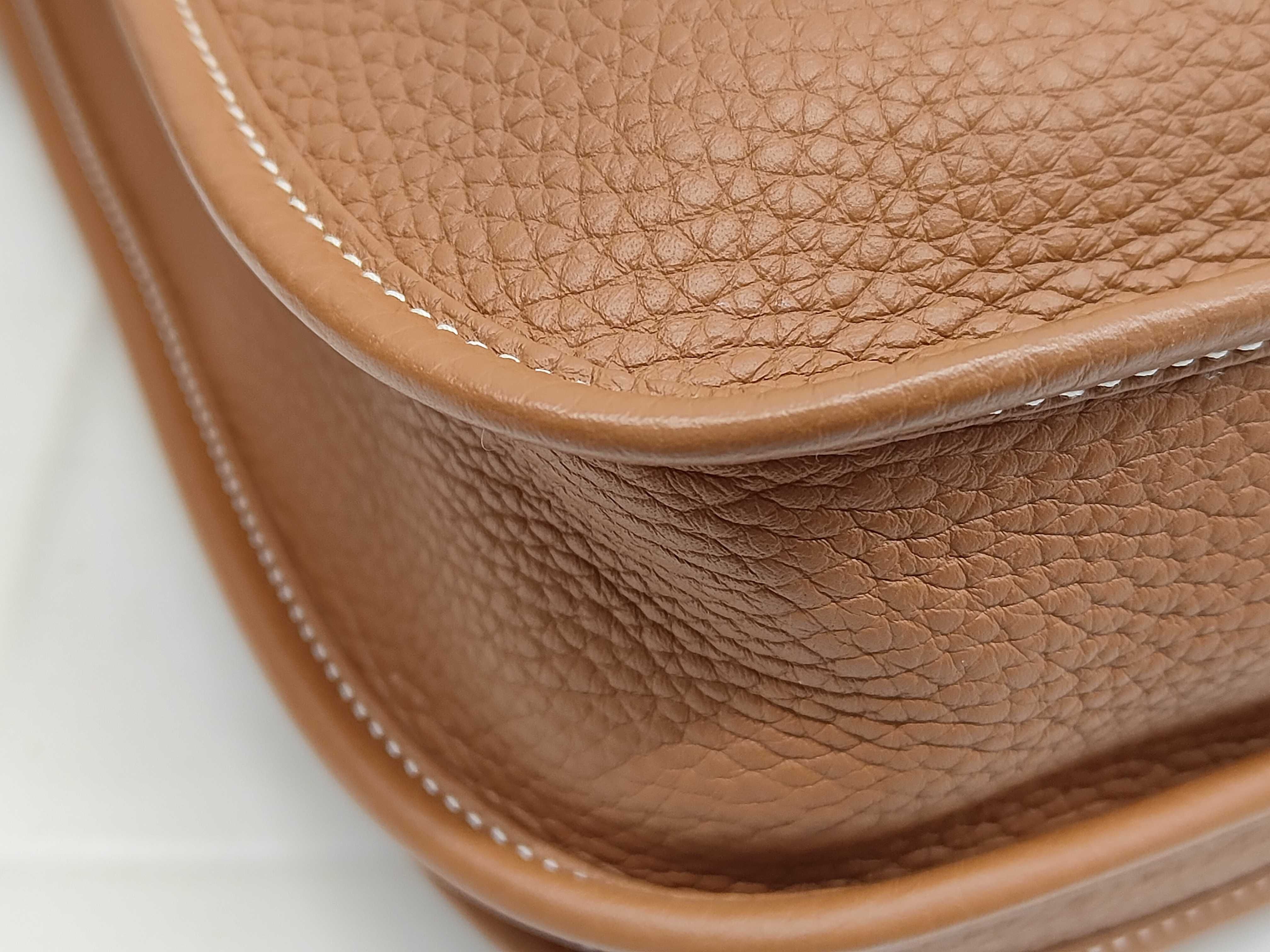 Evelyne 3PM Taurillon leather, gold, silver hardware, K stamp, shoulder bag — view 5