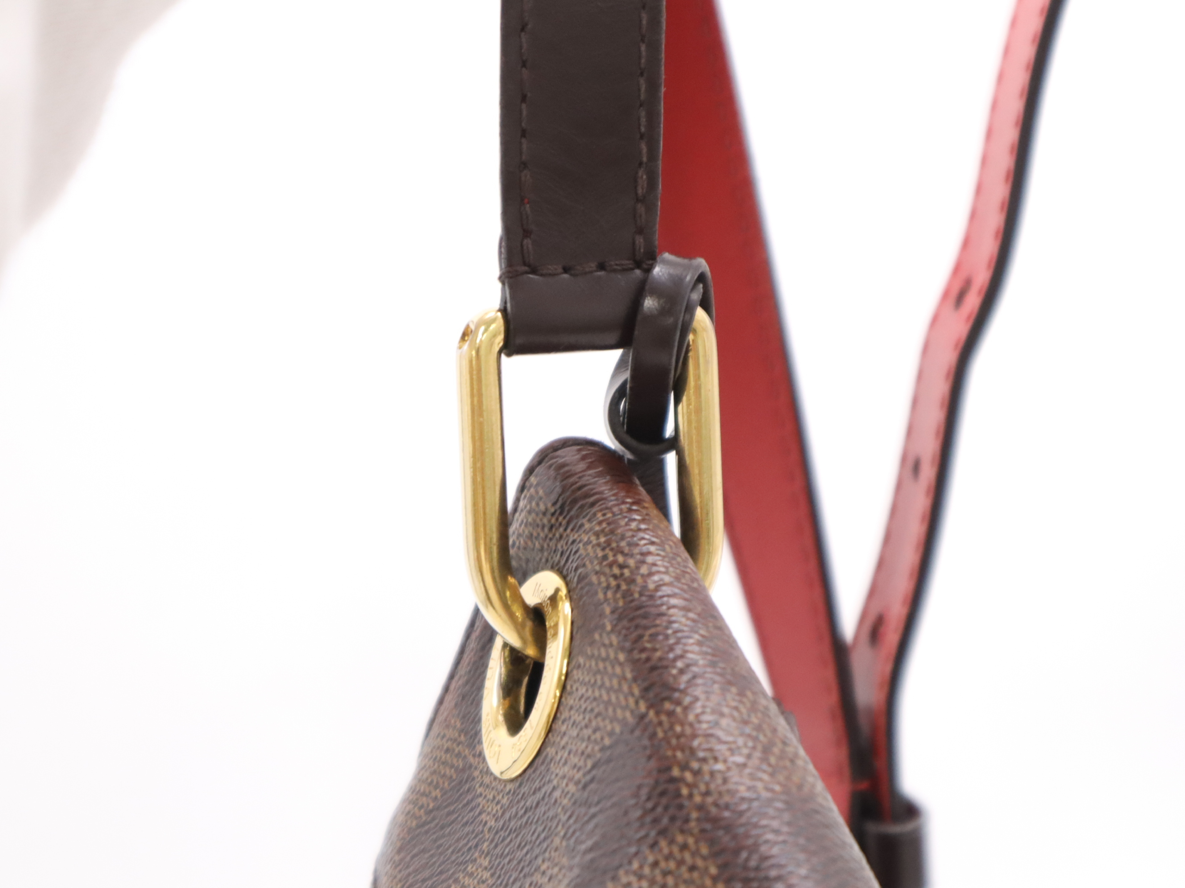 N42230 Damier South Bank Shoulder Bag with Fringe — view 7