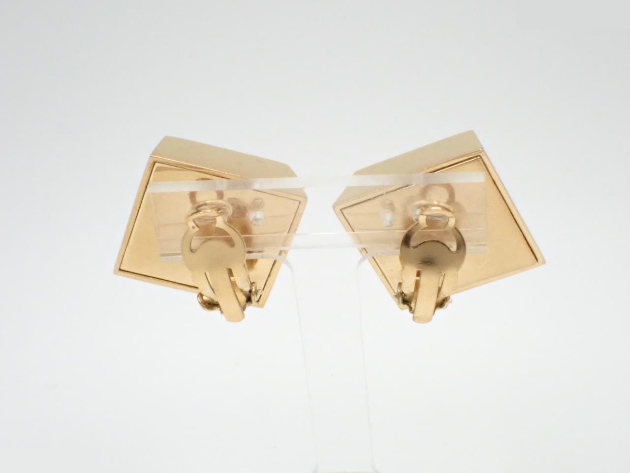 Coco Mark Square Earrings, Size 26 — view 2