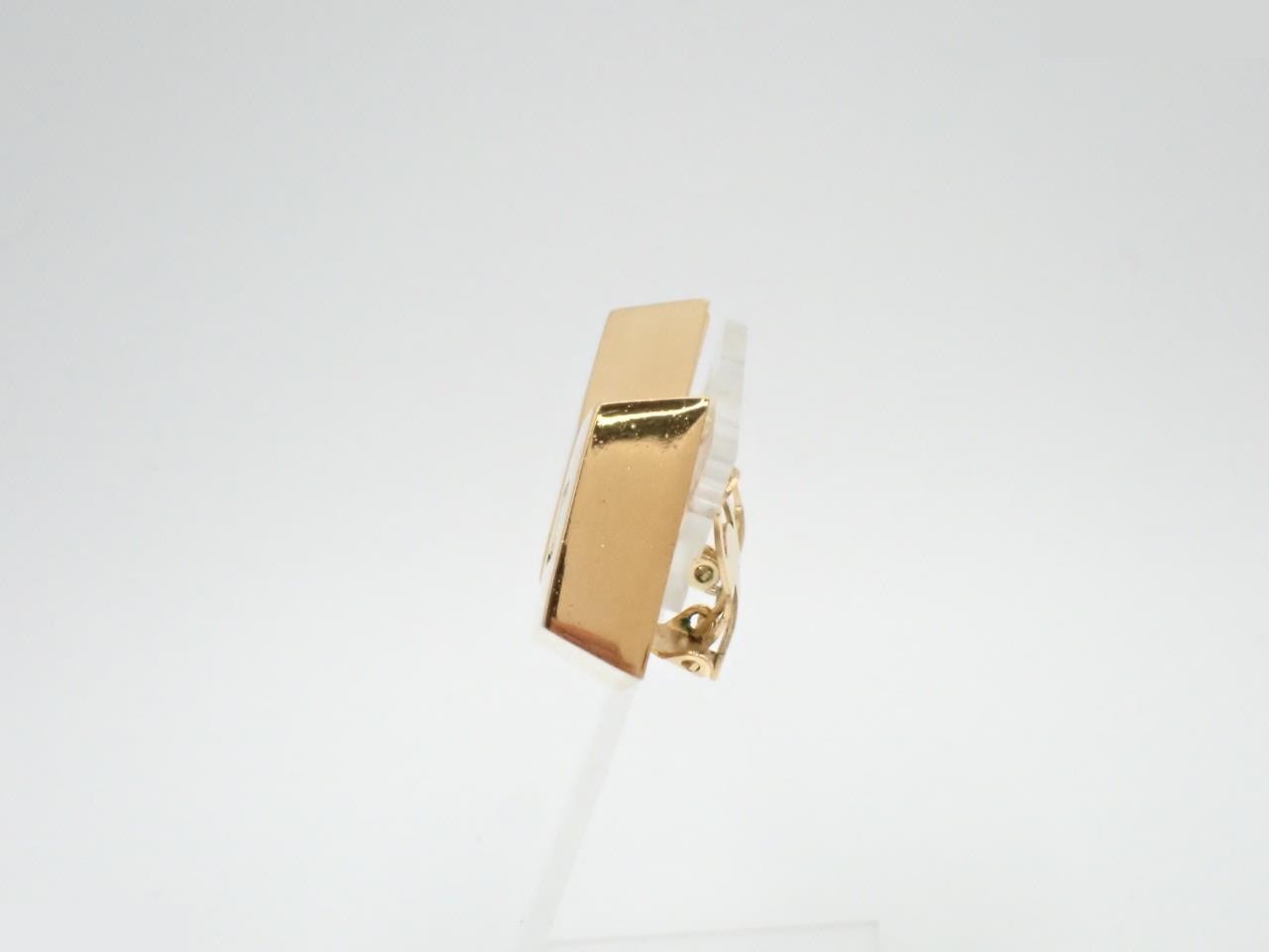 Coco Mark Square Earrings, Size 26 — view 3